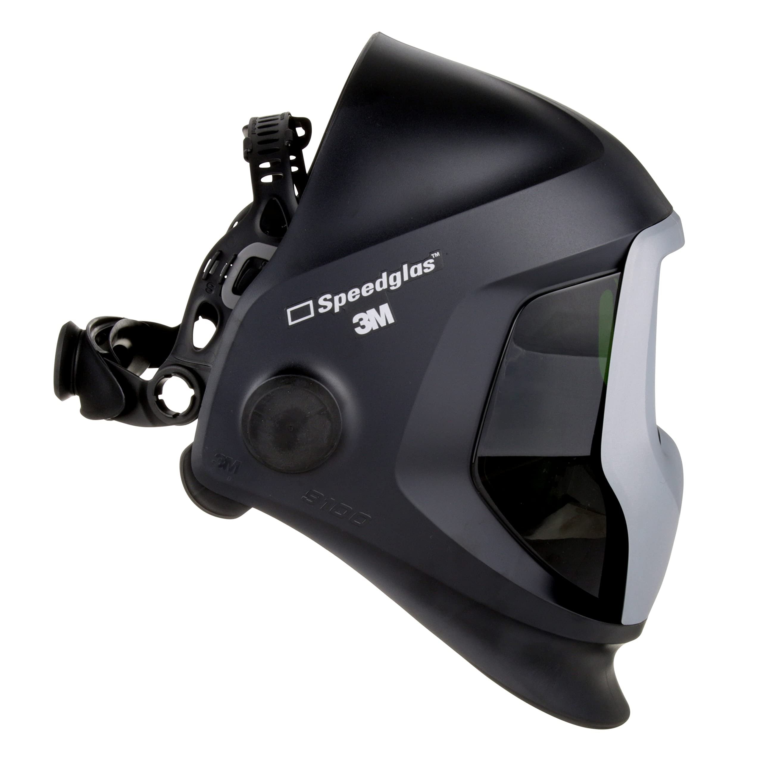 3M Speedglas 9100 Welding Helmet 06-0300-51SW, with SideWindows, Headband and Silver Front Panel