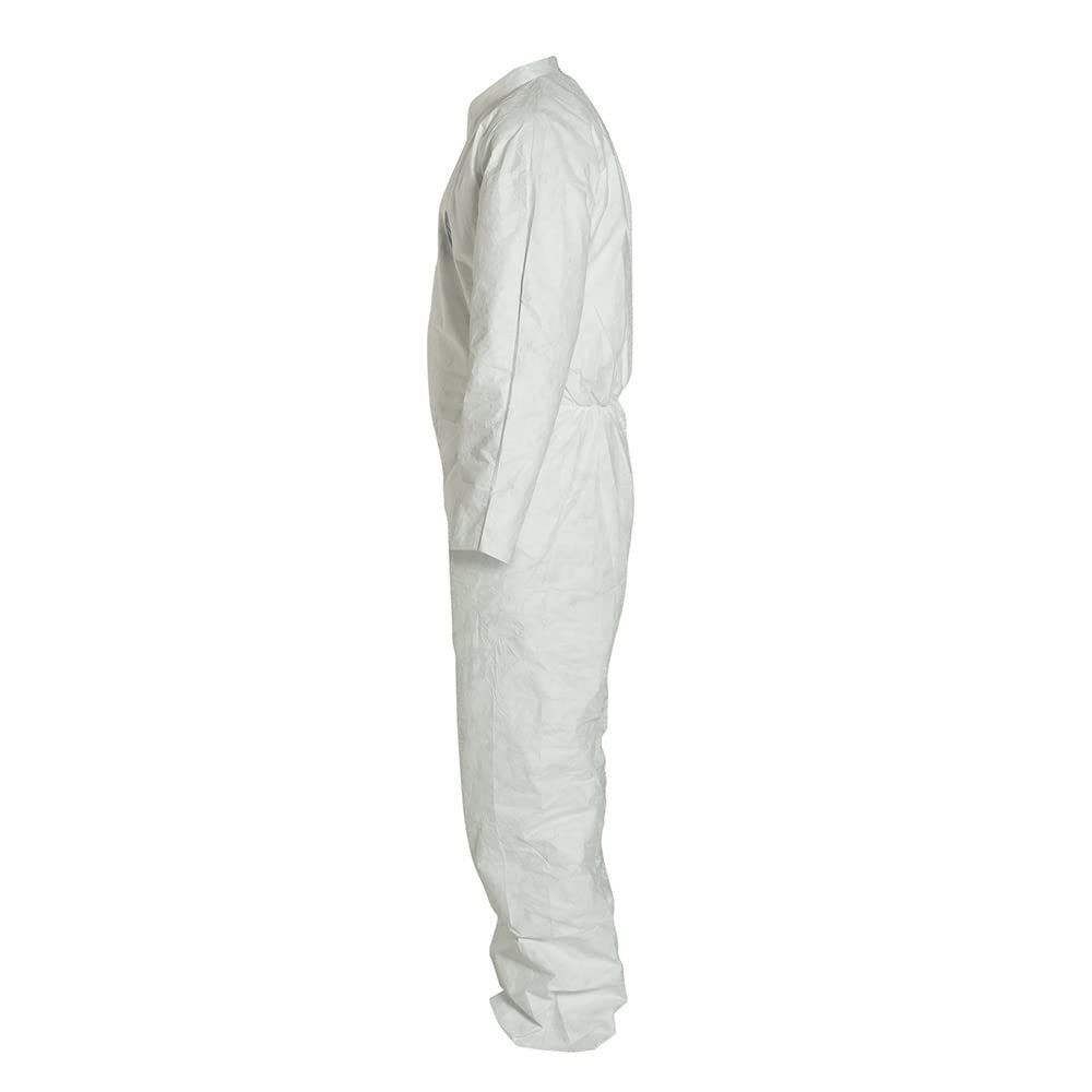 DuPont Tyvek 400 TY120S Disposable Protective Coverall, White, 2X-Large (Retail Pack of 1)