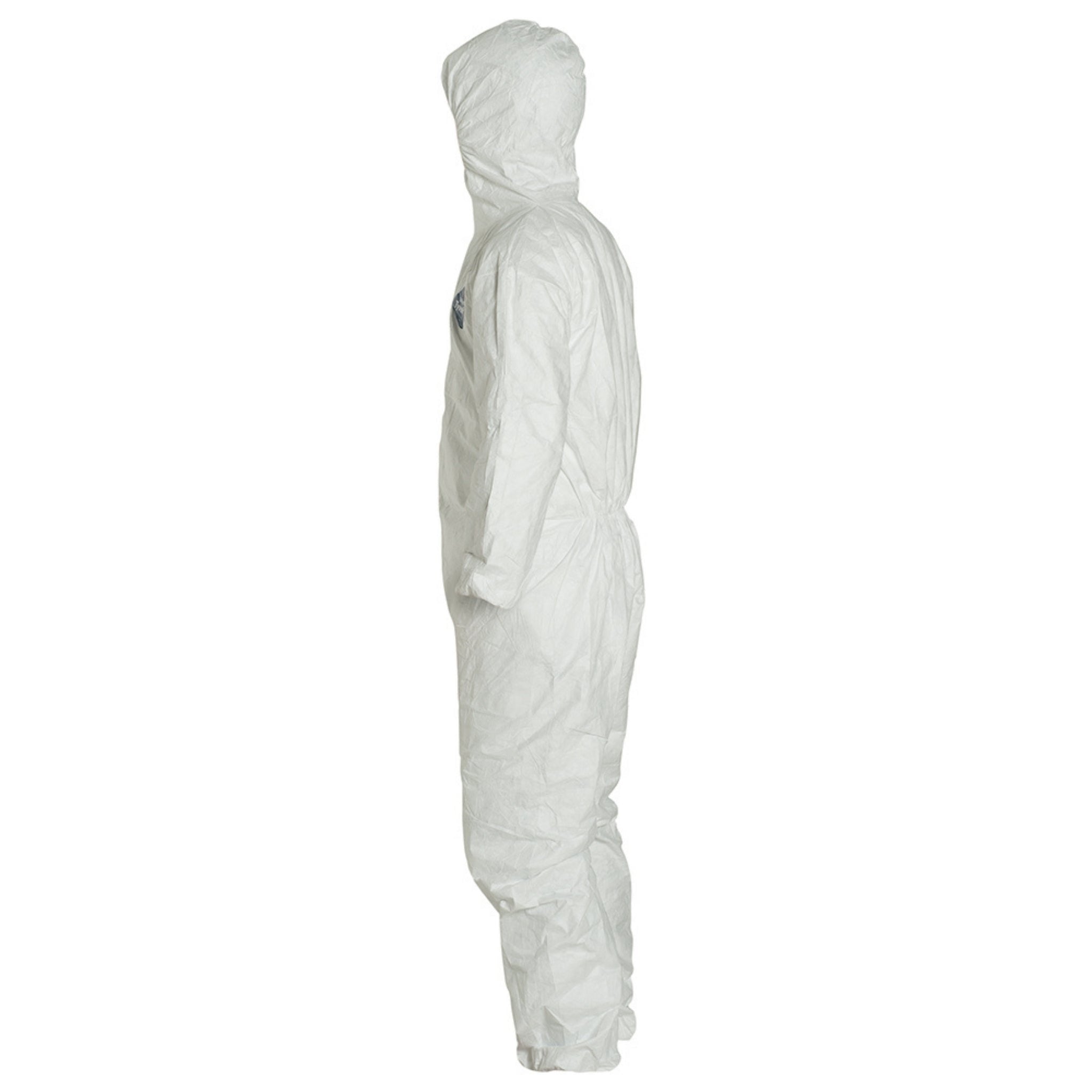 DuPont TY127S- 1 Suit: Tyvek 400  Disposable Protective Coverall, White