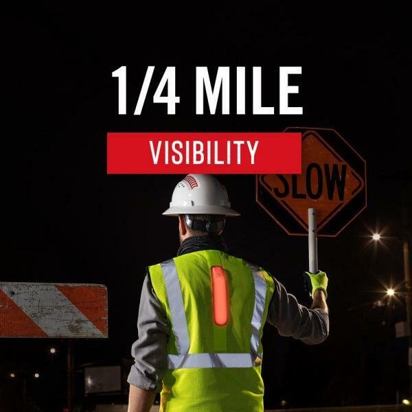 High Visibility Reflective LIGHT UP Safety Vest W/Glow stripes - RECHARGABLE