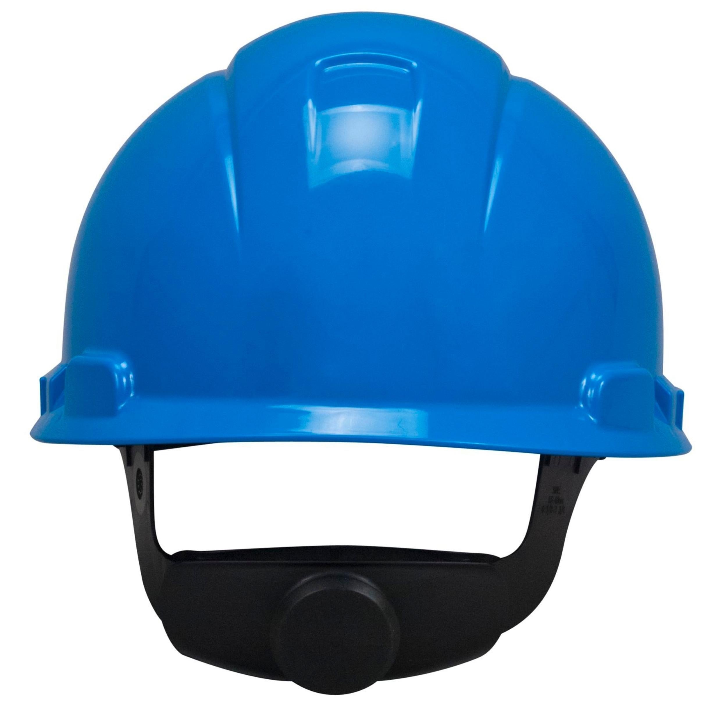 3M™ Hard Hat H-703R, Blue 4-Point Ratchet Suspension