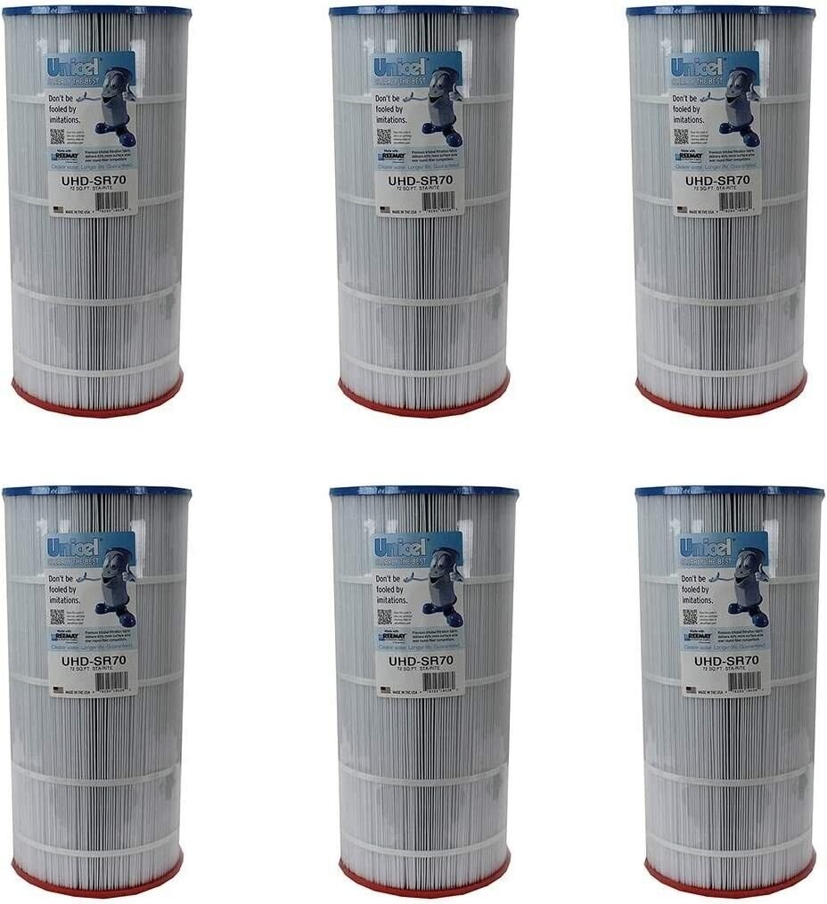 Unicel UHD-SR70-4 Premium Replacement Filter Cartridge 6 Pack