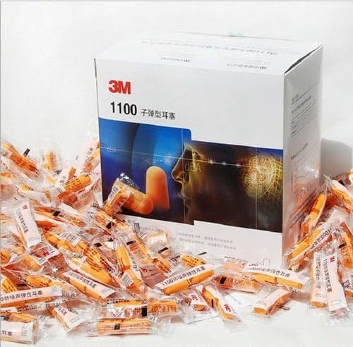 Foam Ear Plugs 25 Pairs, (Contains 25 Single Bags)
