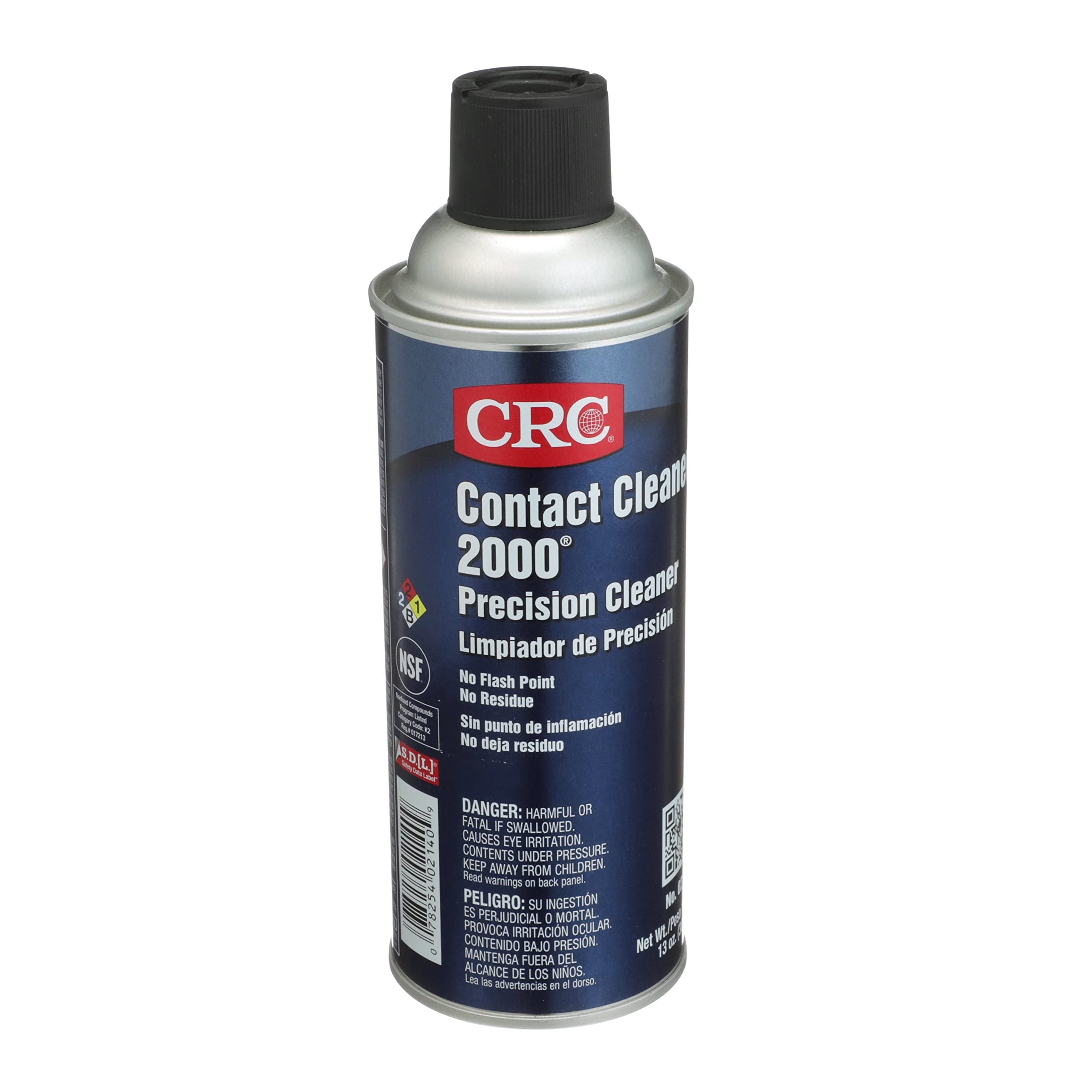 CRC Contact Cleaner 2000 Precision Cleaner 02140 – 13 Wt. Oz., Aerosol Electrical Cleaner for Electronic Cleaning