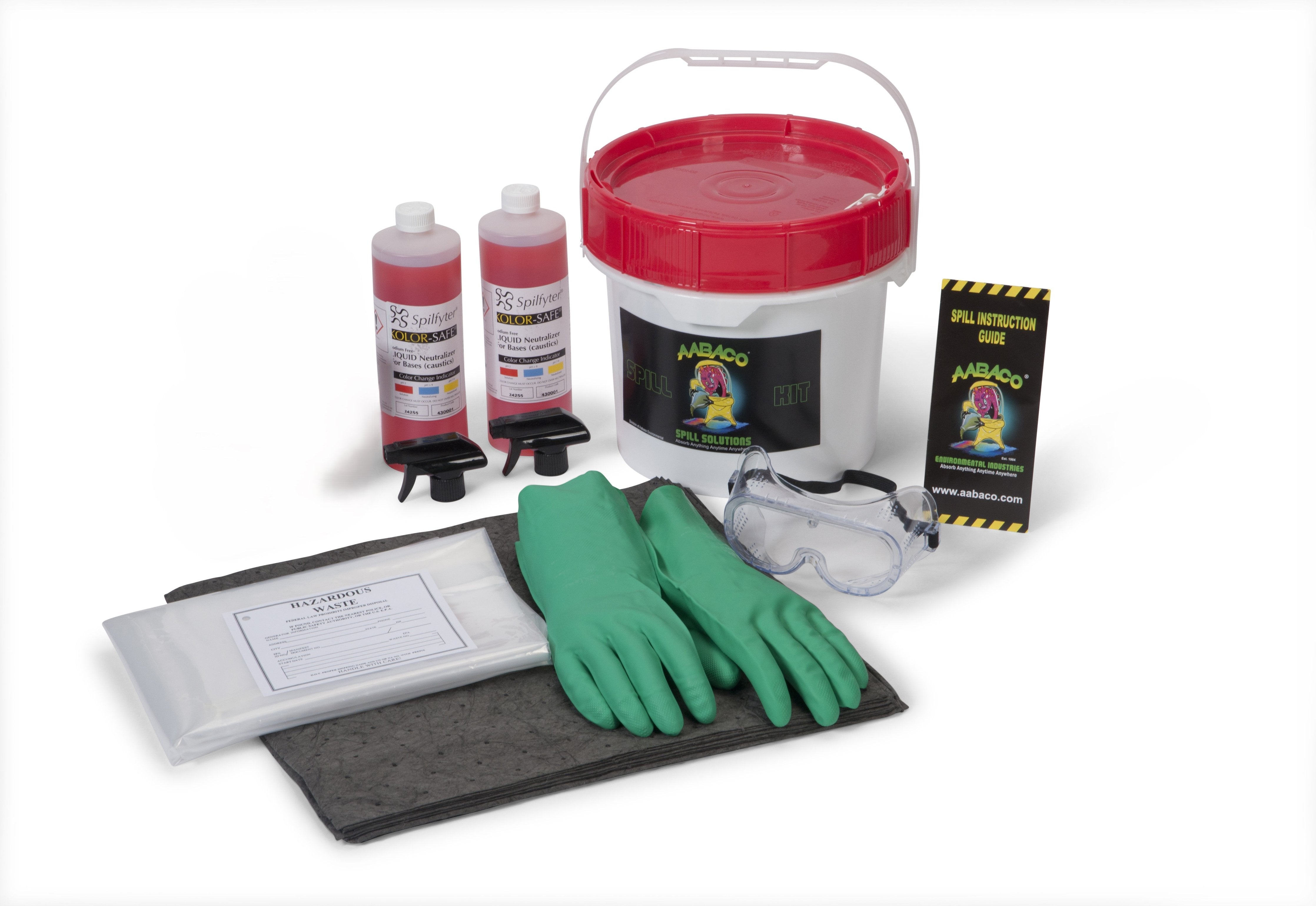 AABACO BATTERY ACID SPILL KIT IN BUCKET – 5 GALLON
