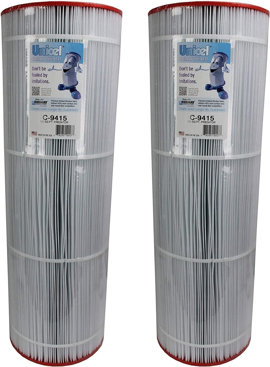 Unicel C-9415 Swimming Pool 150 Sq. Ft. Filter Cartridges Replacement (2 Pack)