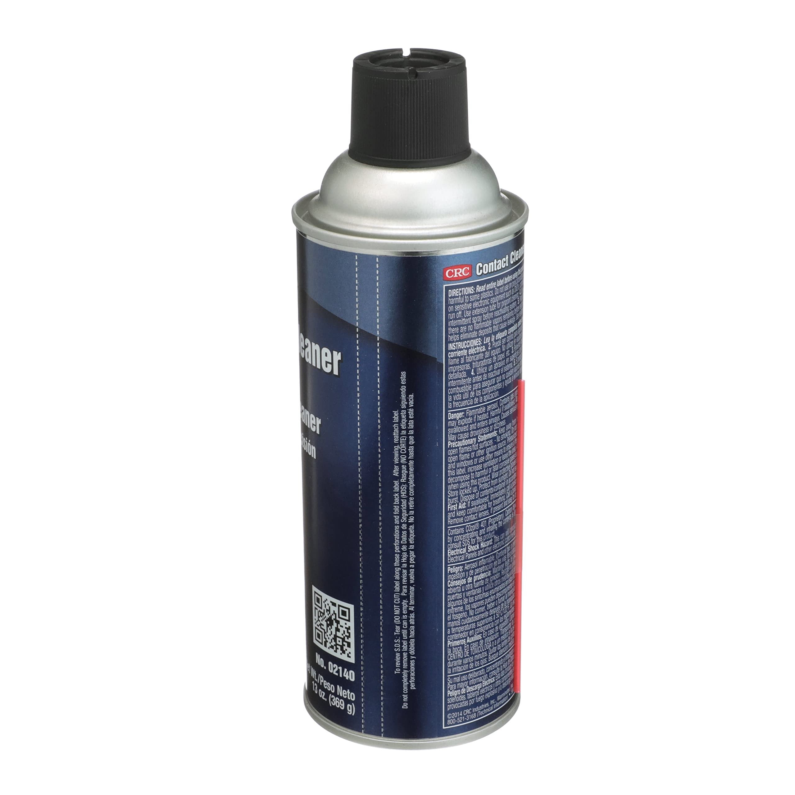 CRC Contact Cleaner 2000 Precision Cleaner 02140 – 13 Wt. Oz., Aerosol Electrical Cleaner for Electronic Cleaning