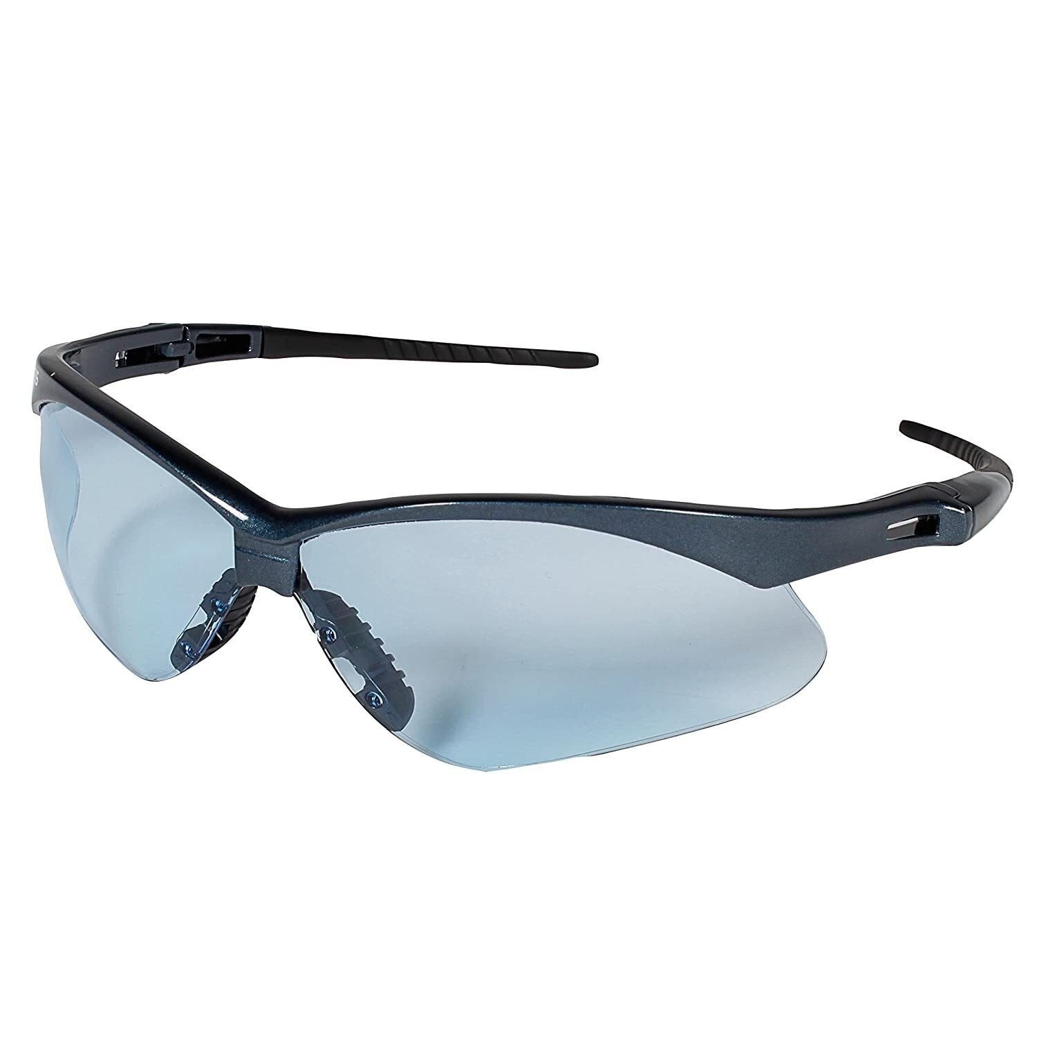 V30 Nemesis Safety Glasses, Light Blue, Polycarbonate Lens, Blue Frame (19639)