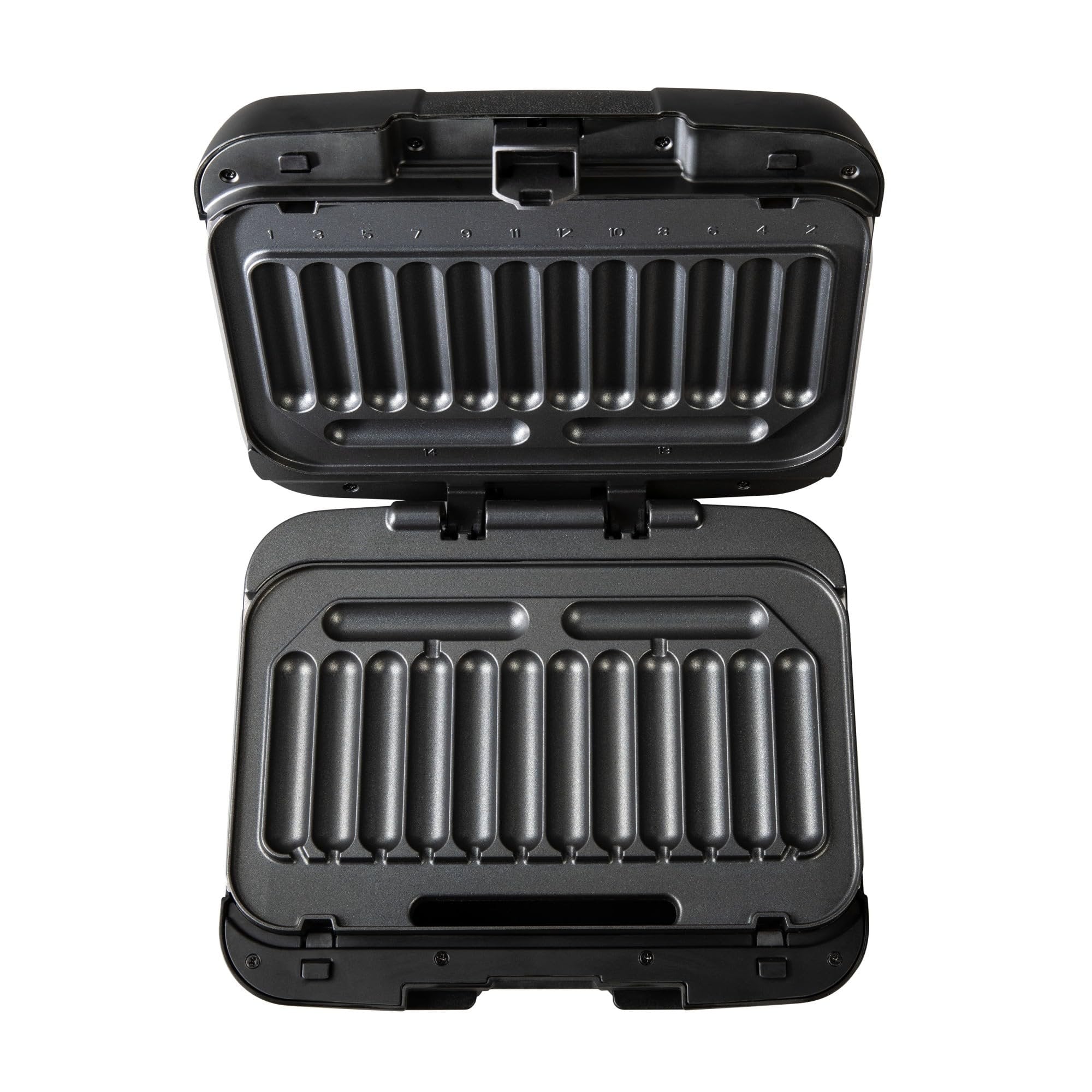 JOHNSONVILLE SIZZLING SAUSAGE GRILL Johnsonville BTG0500 Sizzling Sausage 3-in-1 Indoor Electric Grill, Large, Black