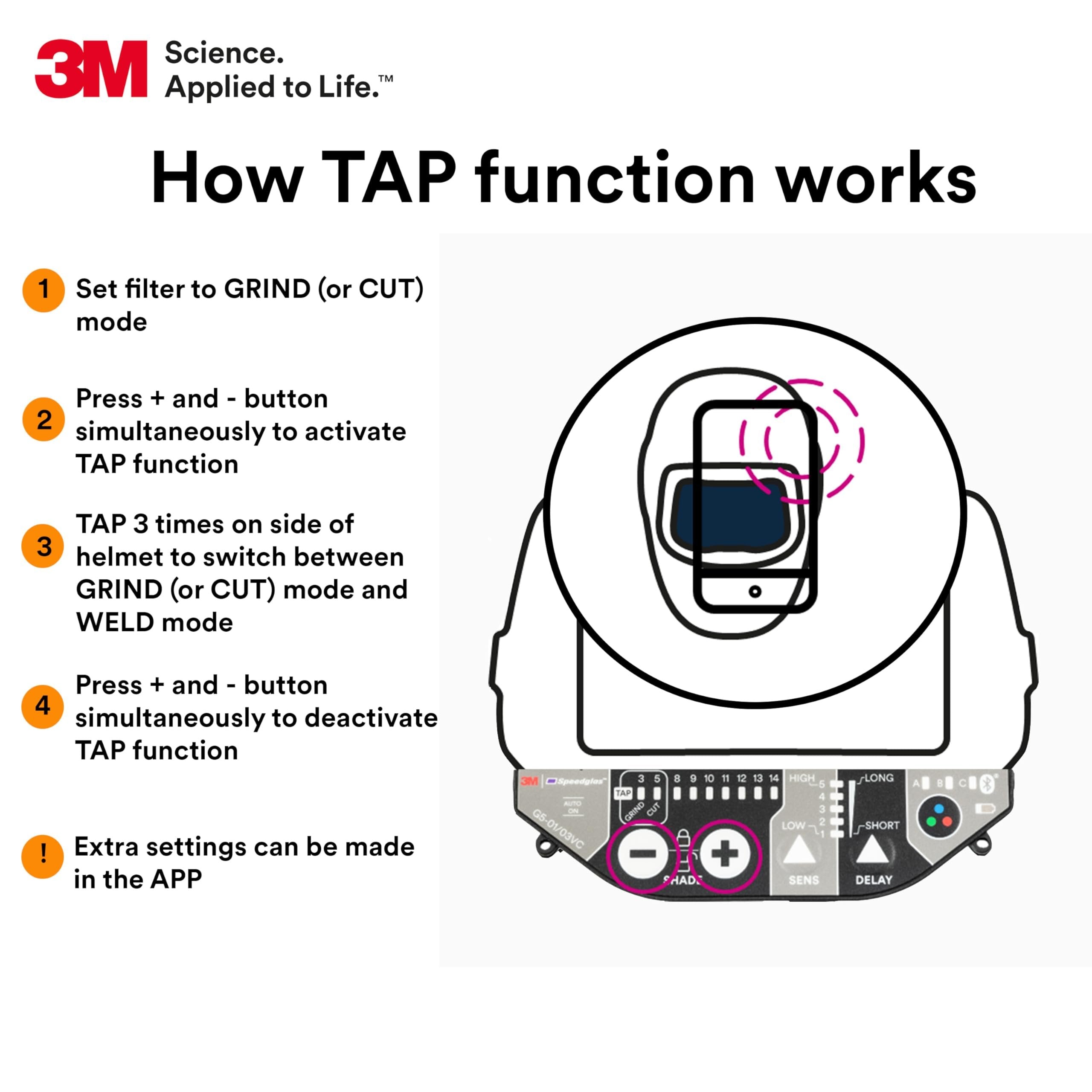 3M Speedglas G5-03 Pro Welding Helmet 10-0100-30TW with G5TW ADF with Grind Mode, TAP, Natural Color, Tack Weld Mode