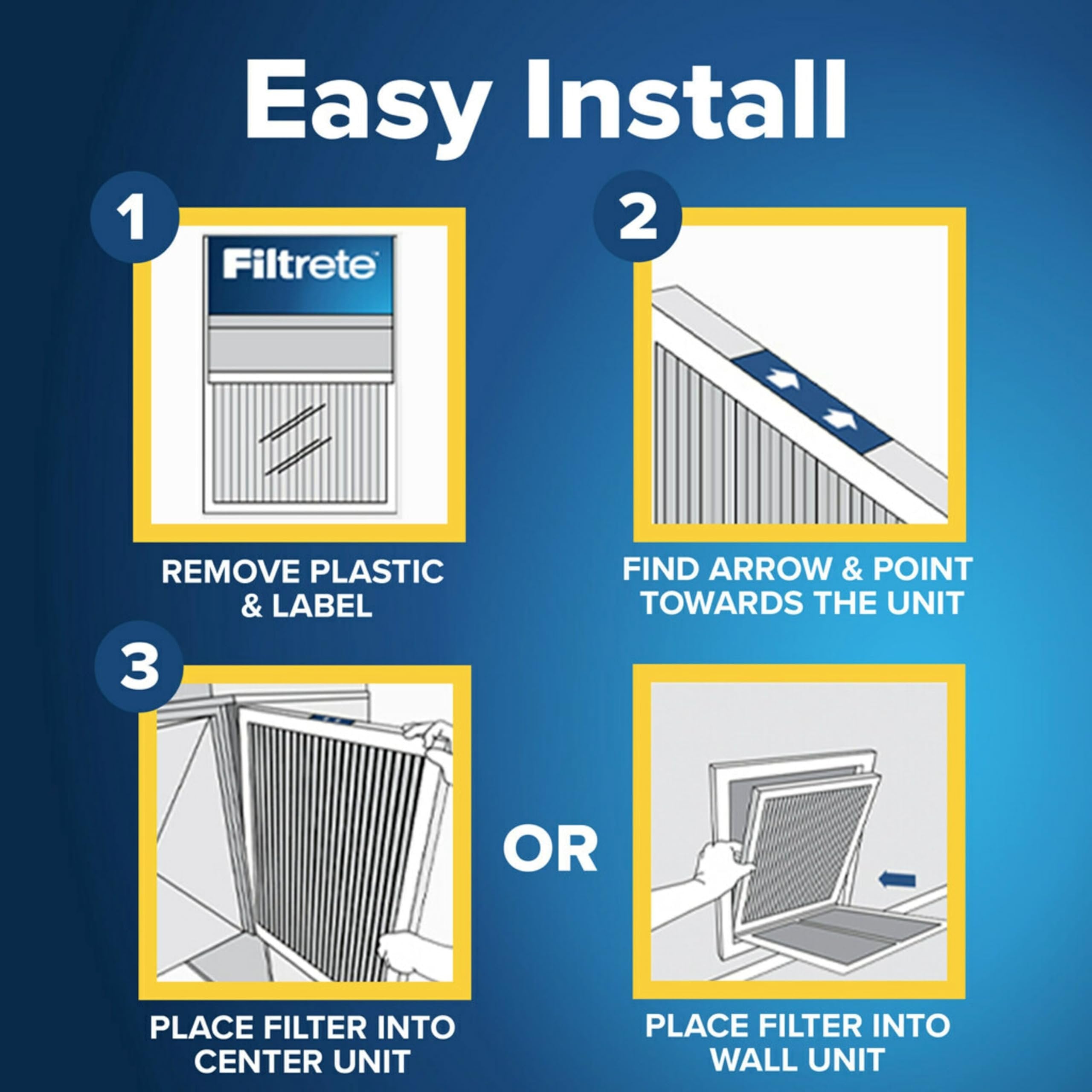 Filtrete 14x30x1 Air Filter, MPR 1900, MERV 13, Healthy Living Ultimate Allergen 3-Month Pleated 1-Inch Air Filters, 2 Filters