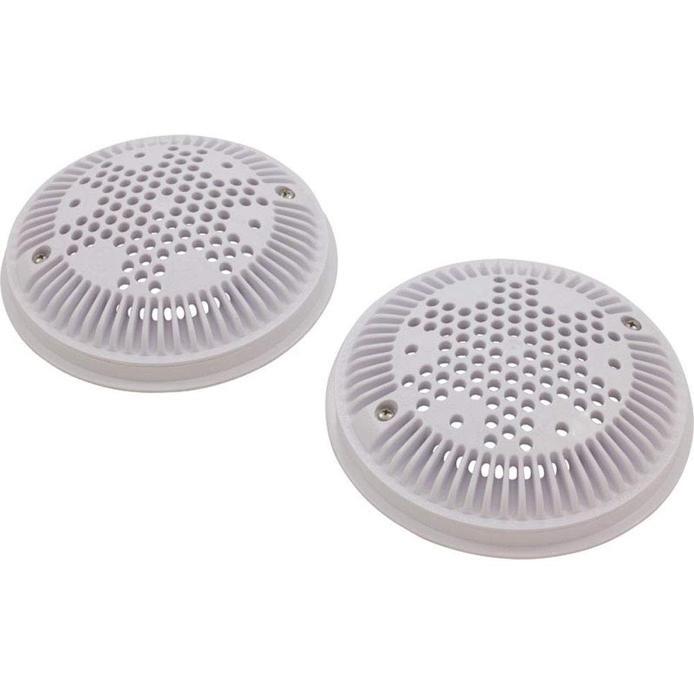 Hayward WG1030AVPAK2 White Dual Suction Flow Drain Cover and Frame