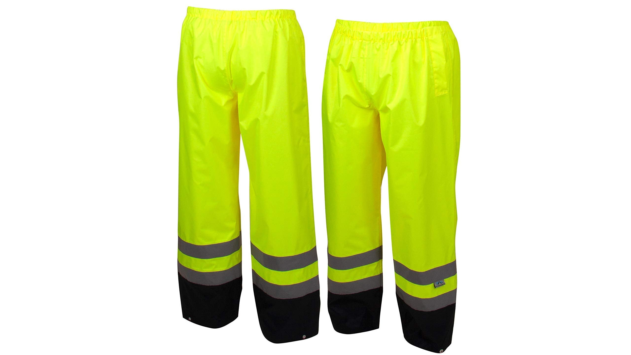 Pyramex Hi-Vis Rainwear Waterproof Rain Work Safety Elastic Waist Pants