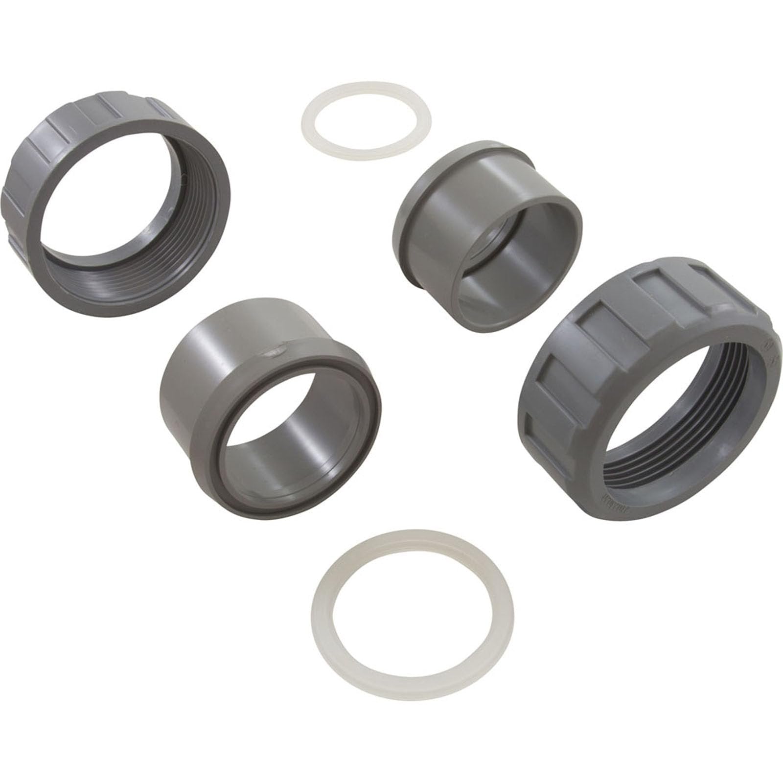 Custom Molded Products CMP Half Union, Heater, Raypak, 2" Slip, w/O-Ring, Gen, Qty 2 21063-801-000