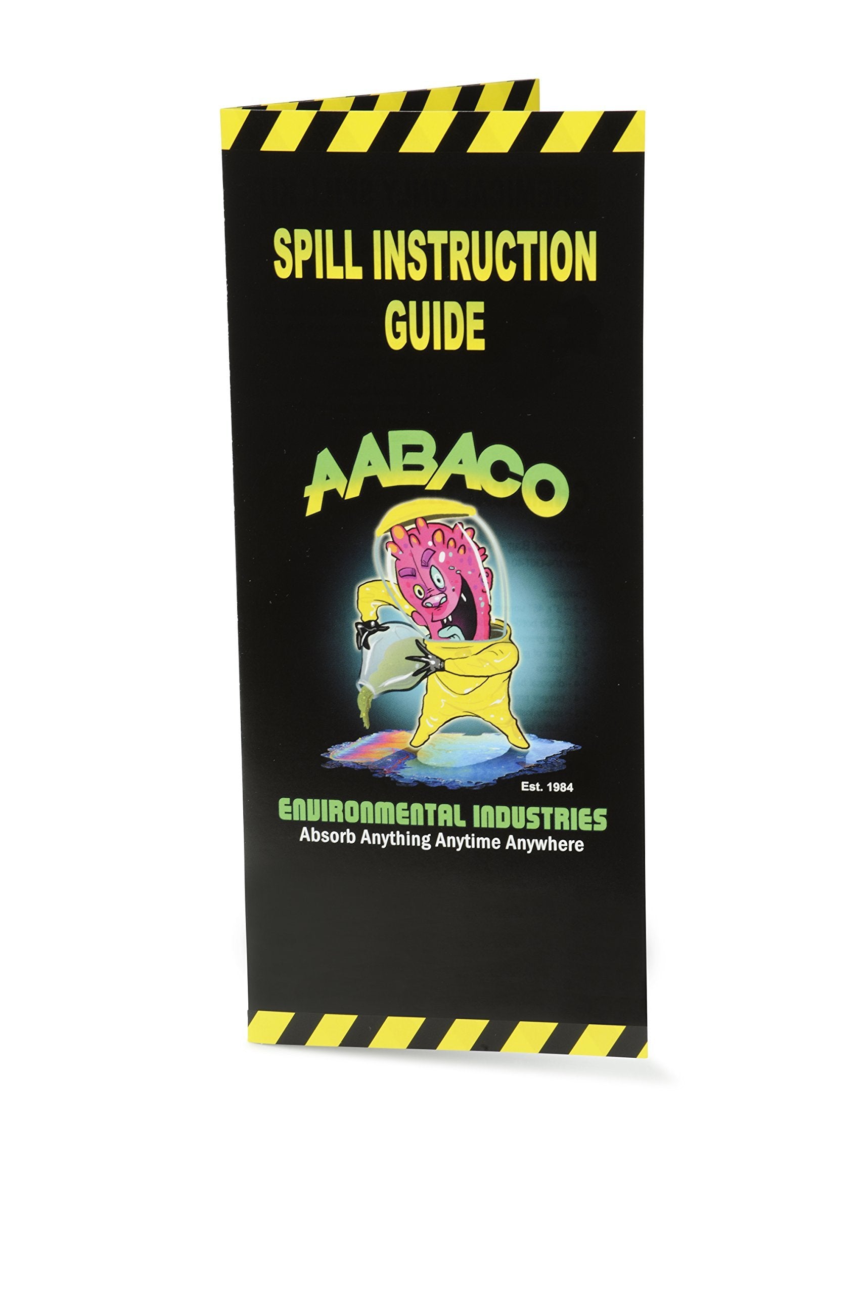 Aabaco Oil Only Spill KIT – Absorbs Oil and Fuel Spills – Repels Water – Kits in Portable Yellow Tote Bag for Trucks – Economical Absorbent (4 Kits)