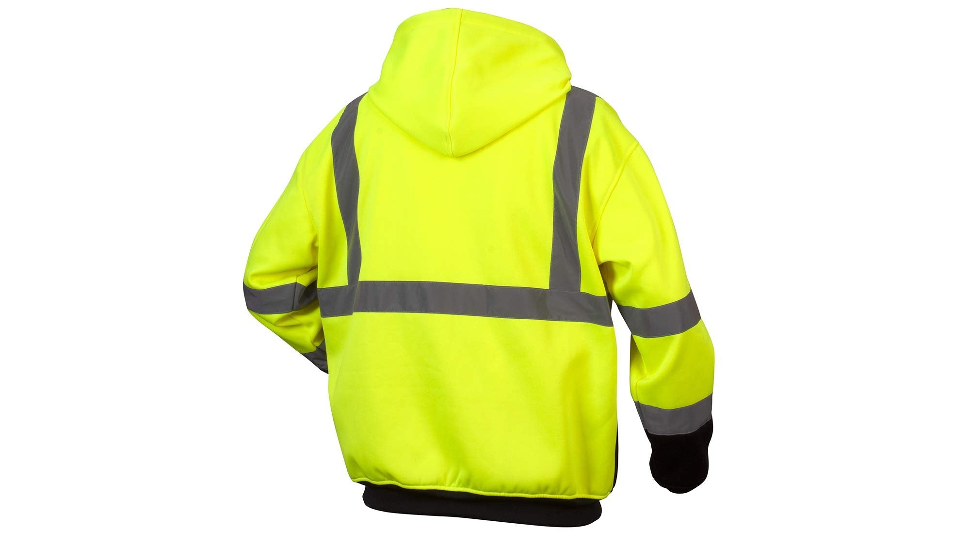 Pyramex Class 3 Hi-Vis Premium Zip Safety Sweatshirt