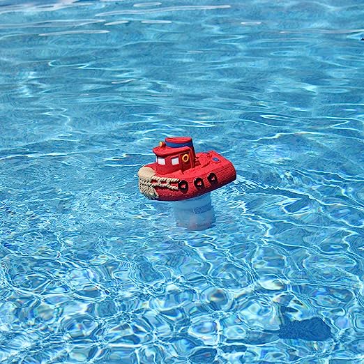 Jed Pool Tools Floating Chlorine Dispenser - Tug Boat