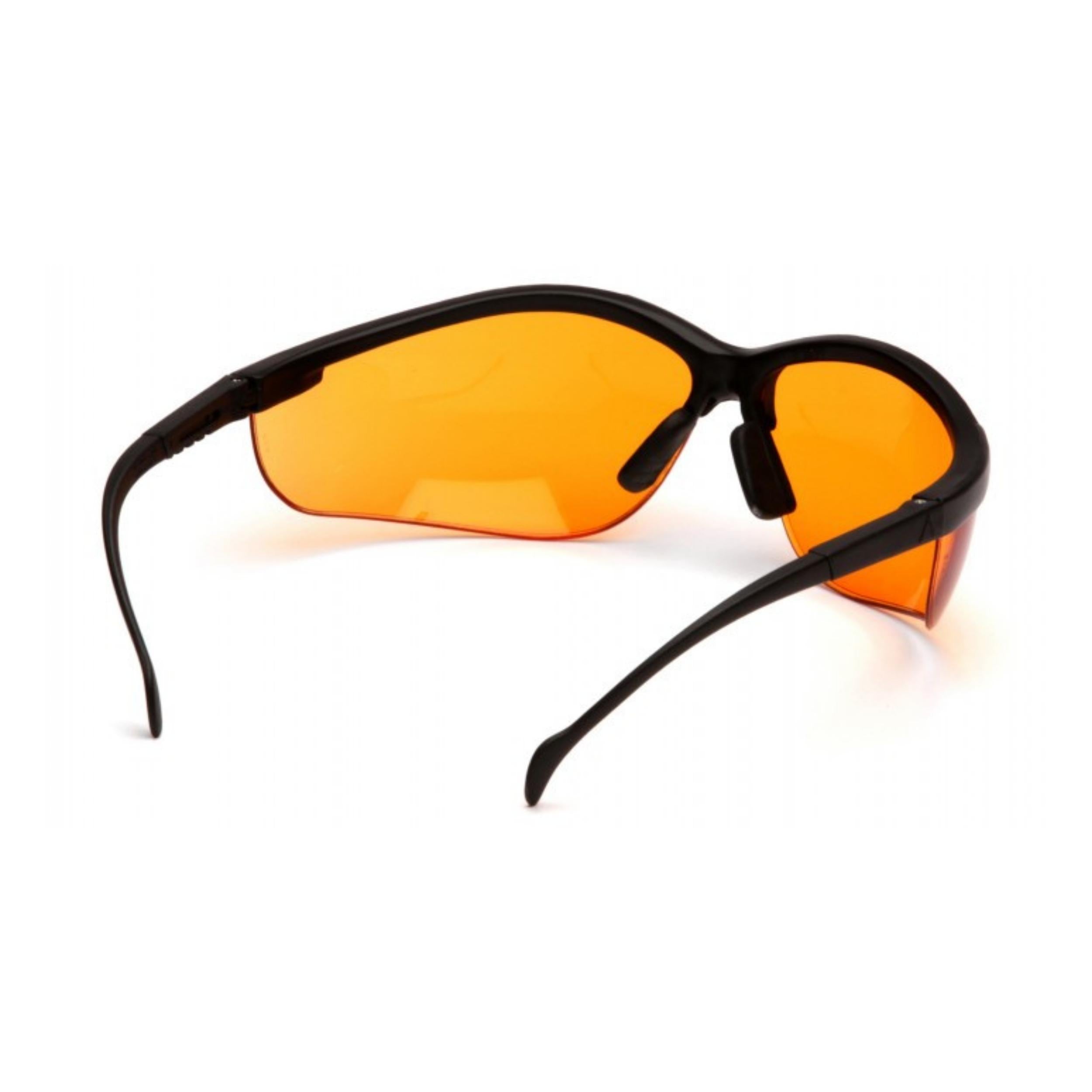 PYRAMEX-SB1840S Orange Lens with Black Frame