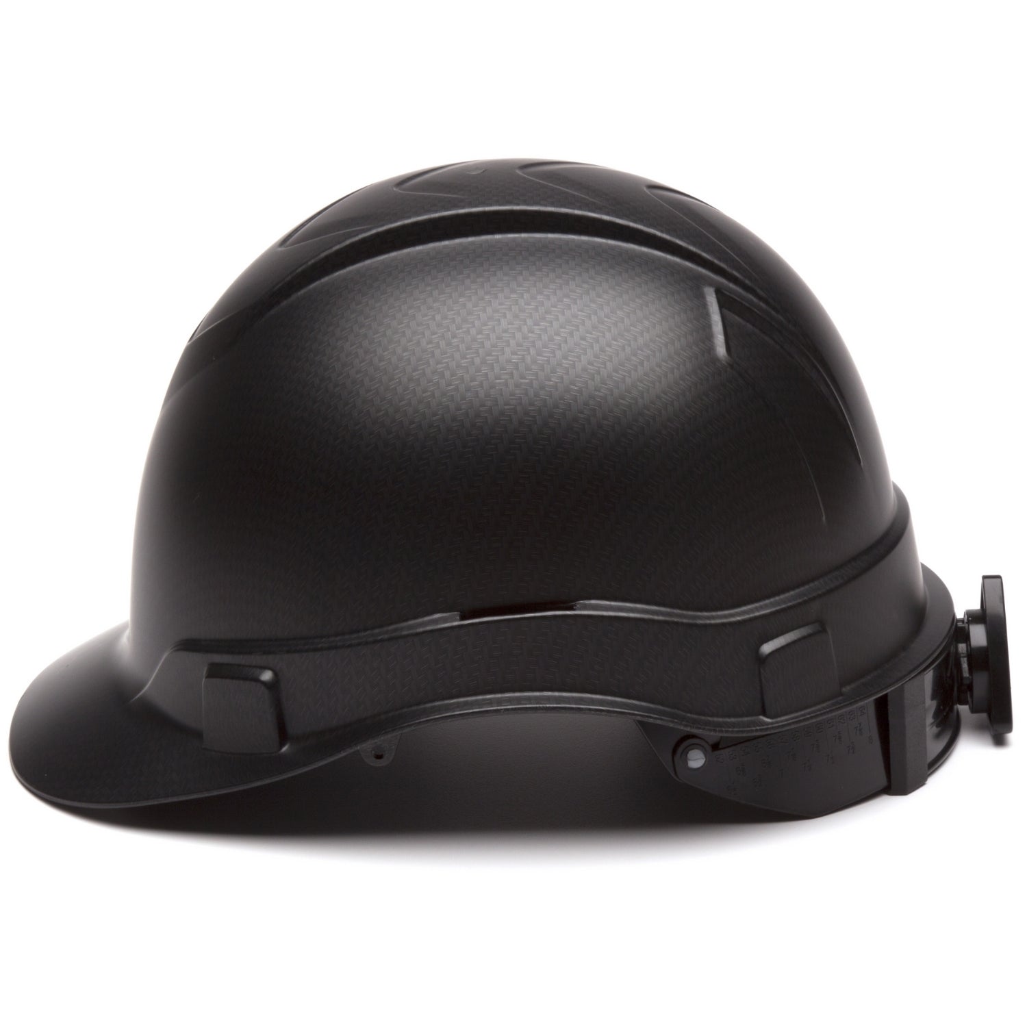 PYRAMEX HP44117- BLACK GRAPITE RIDGELINE CAP STYLE BRIM HARD HAT