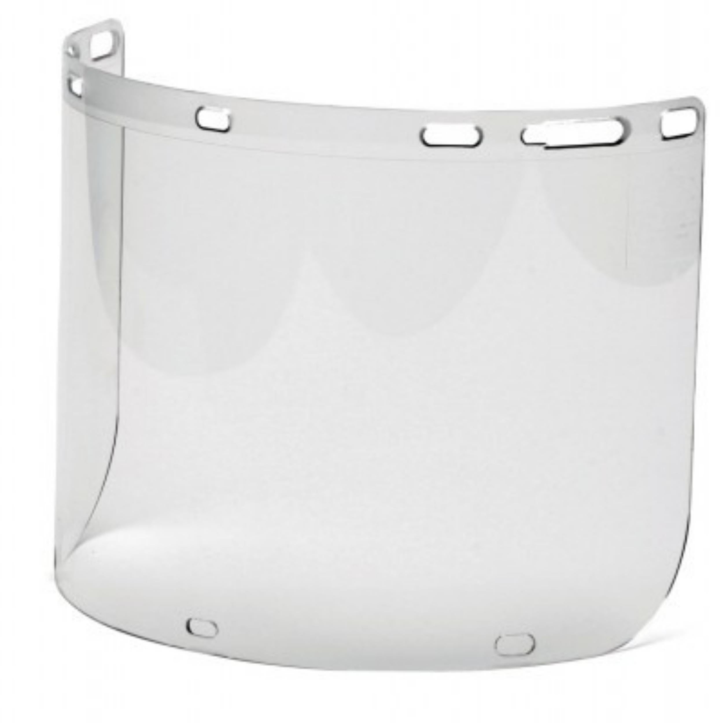 PYRAMEX-S1210CC- Cylinder Polycarbonate Face Shield with slots for chin cup