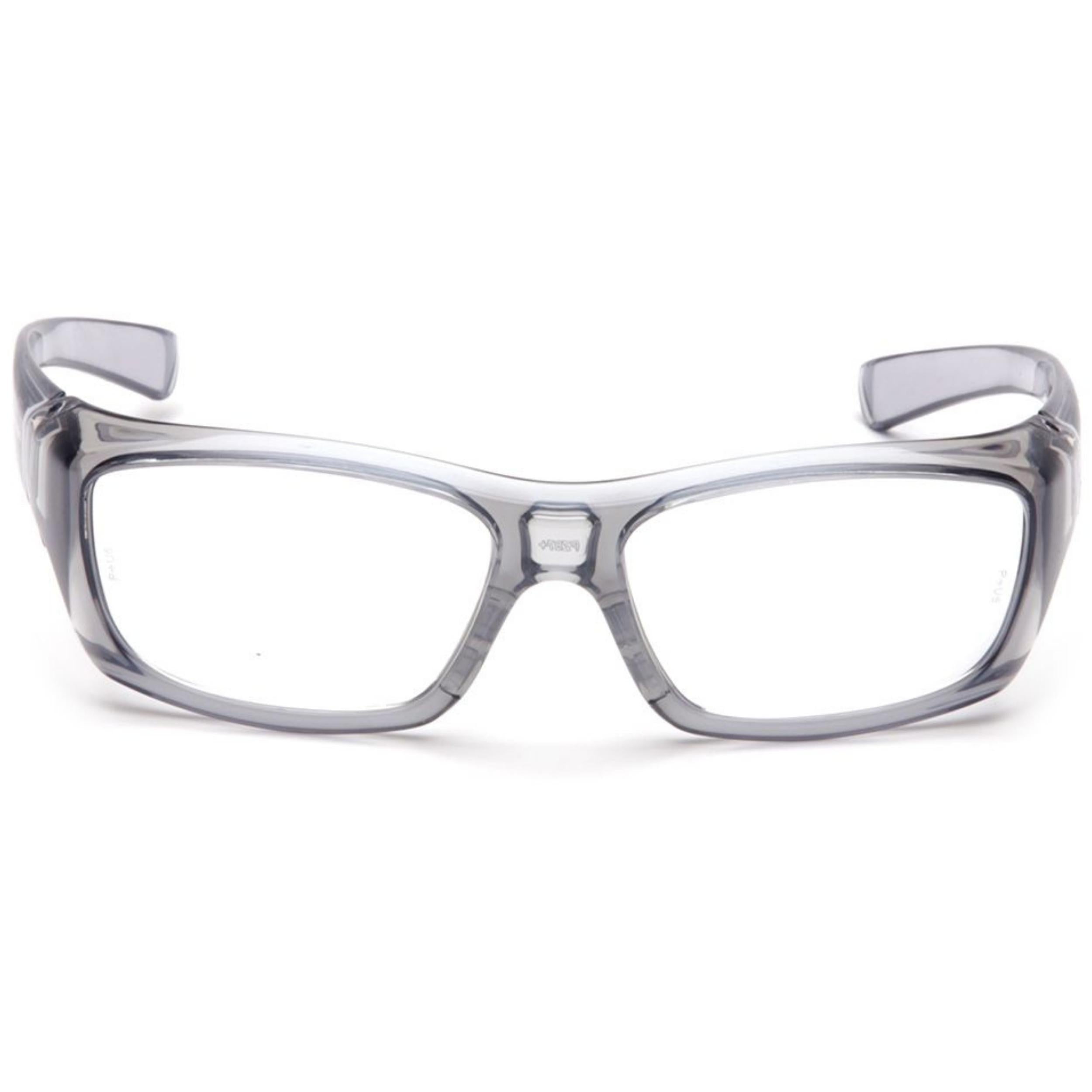 PYRAMEX-SG7910D20 Clear +2.0 Lens with Gray Frame