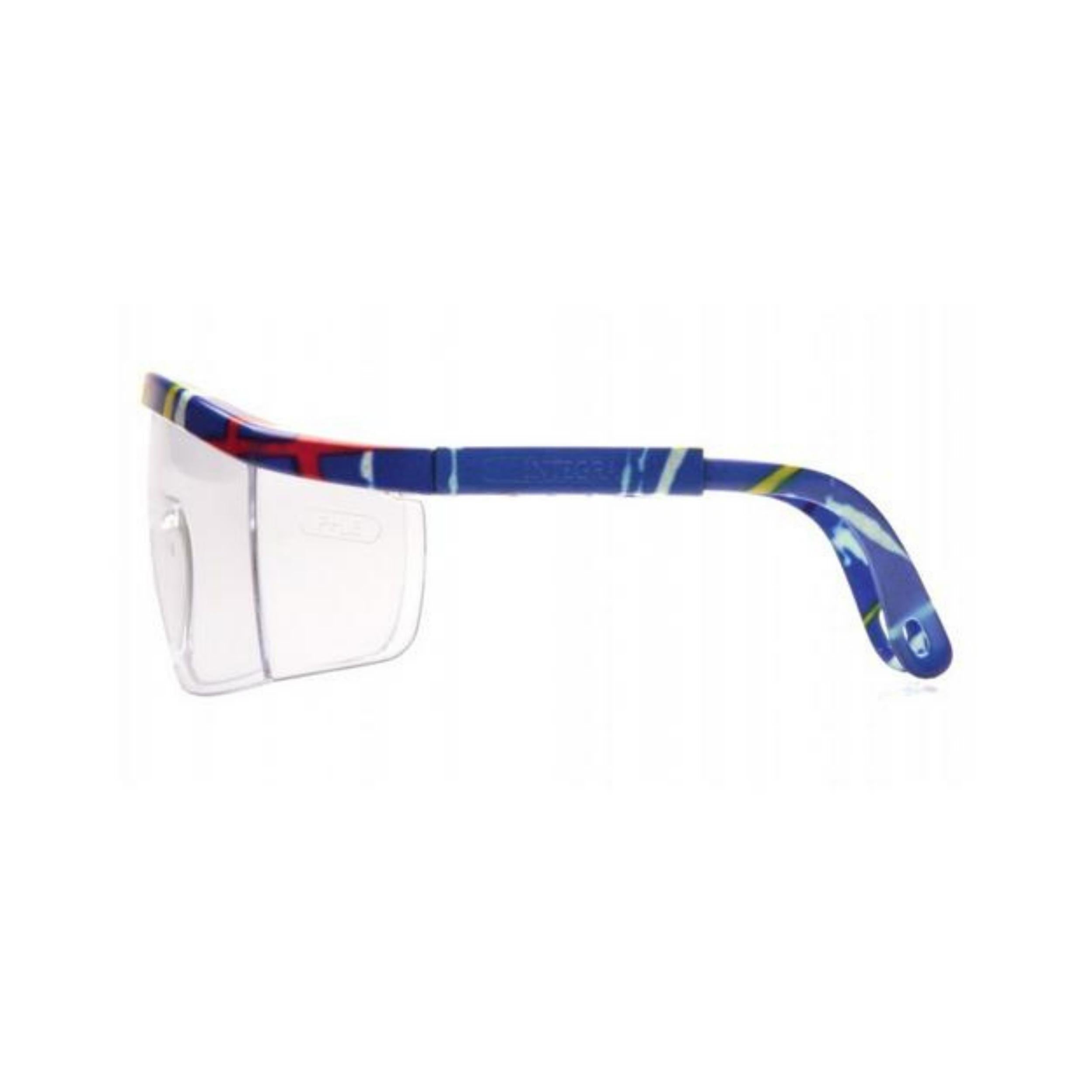 PYRAMEX-SM410S Clear Lens with Mixed Blue Frame