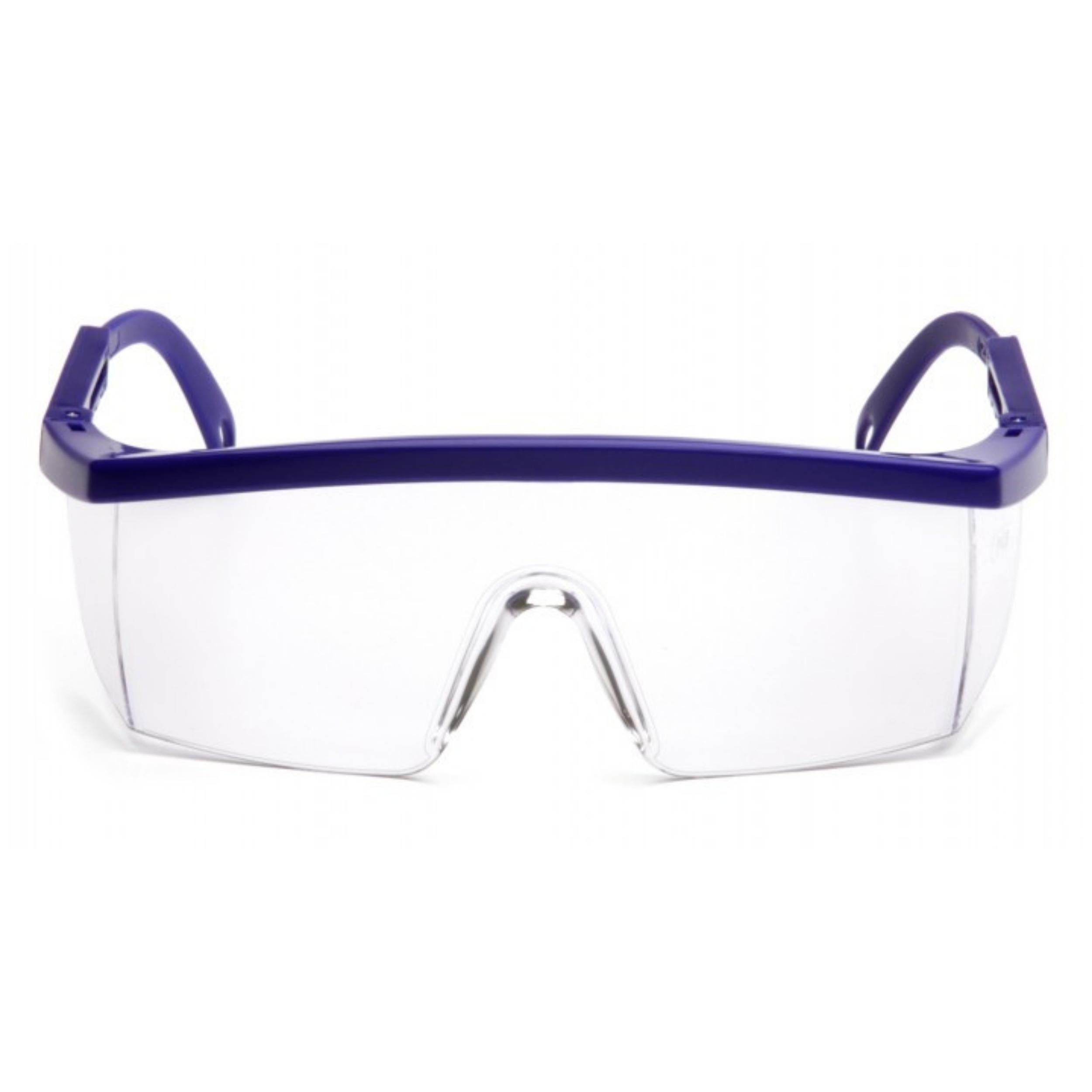PYRAMEX-SN410S Clear Lens with Blue Frame