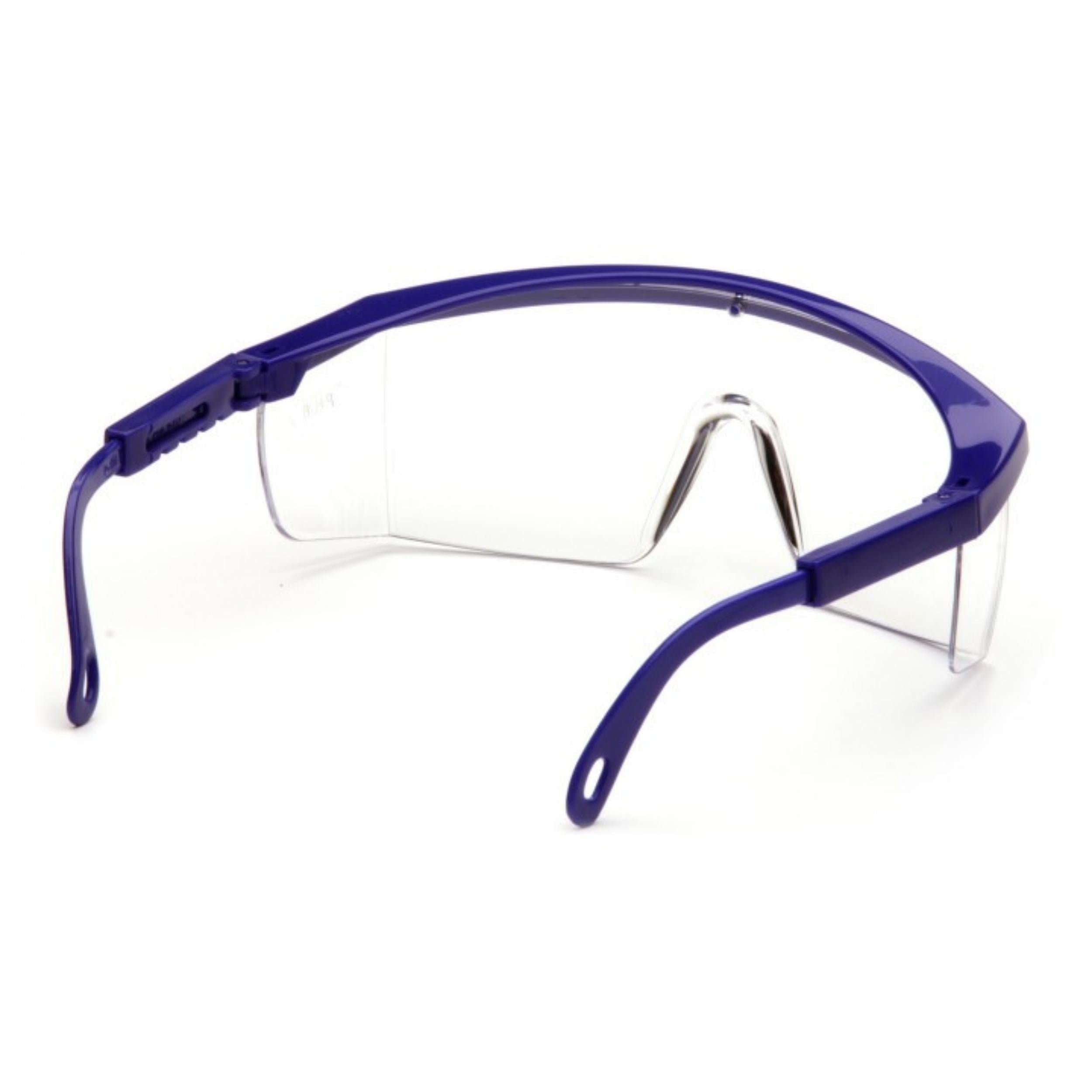 PYRAMEX-SN410S Clear Lens with Blue Frame