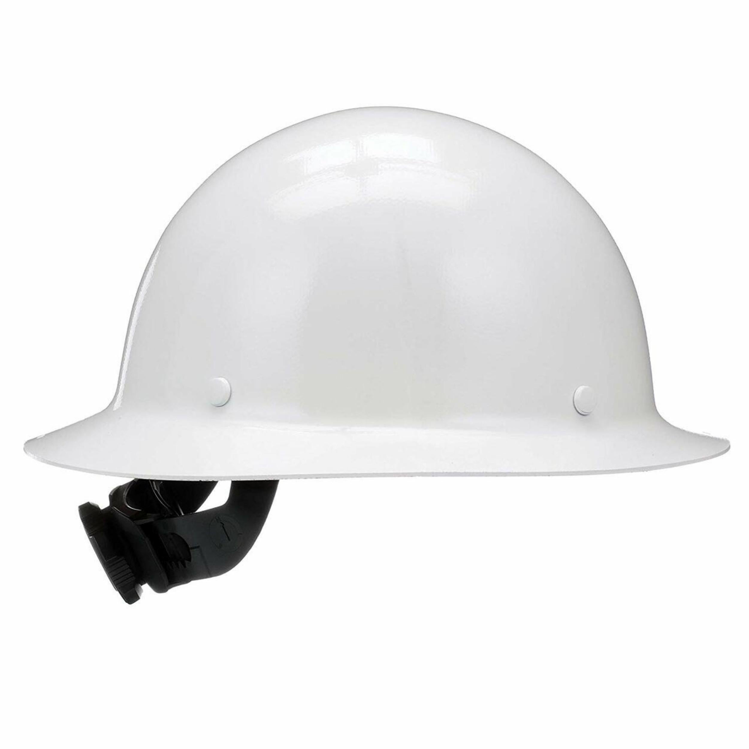 Skullgard Protective Hat White - 475408 W/ Fas-Trac III Suspension, Standard