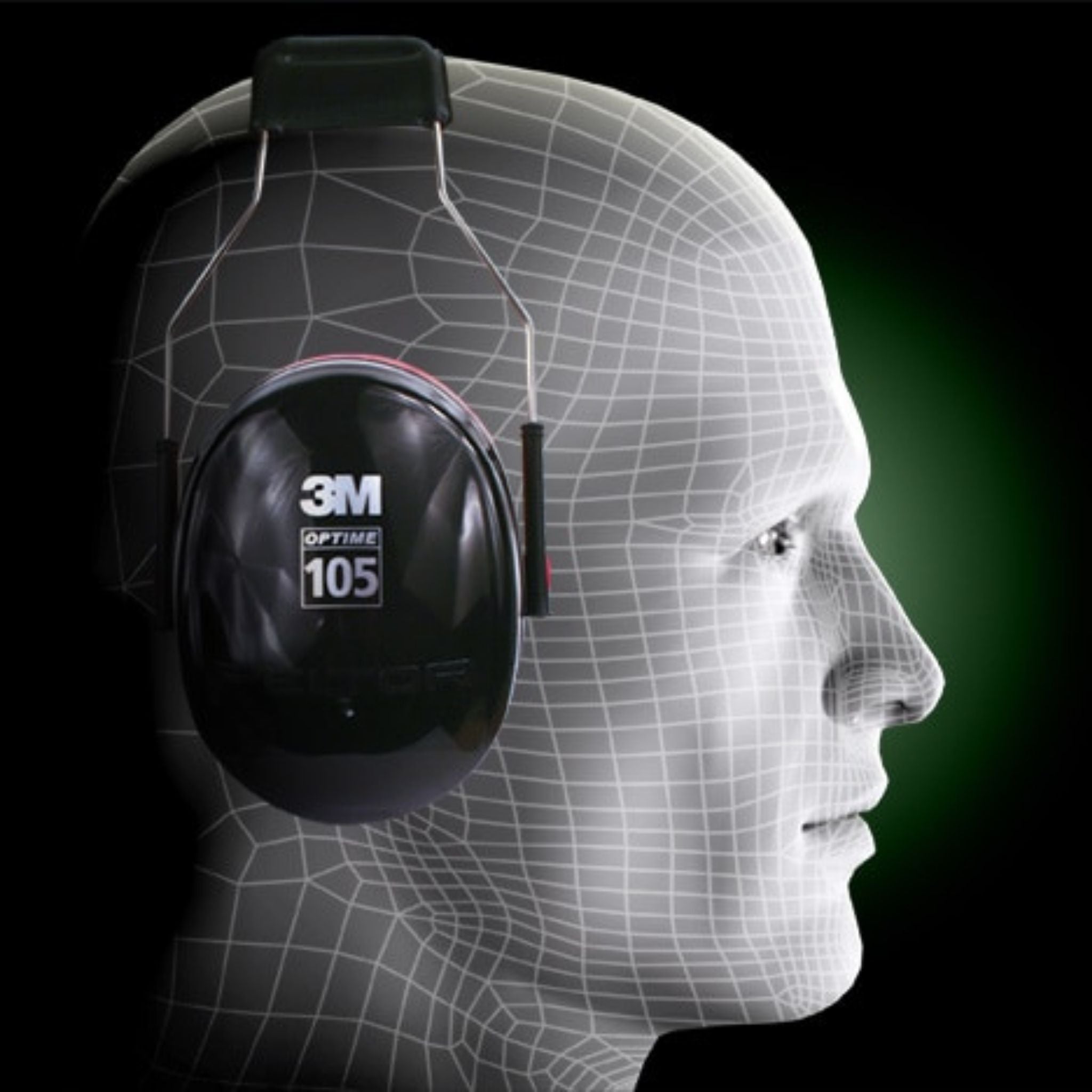 3M™ PELTOR™ Optime™ 105 Earmuffs H10A HV, Over-the-Head
