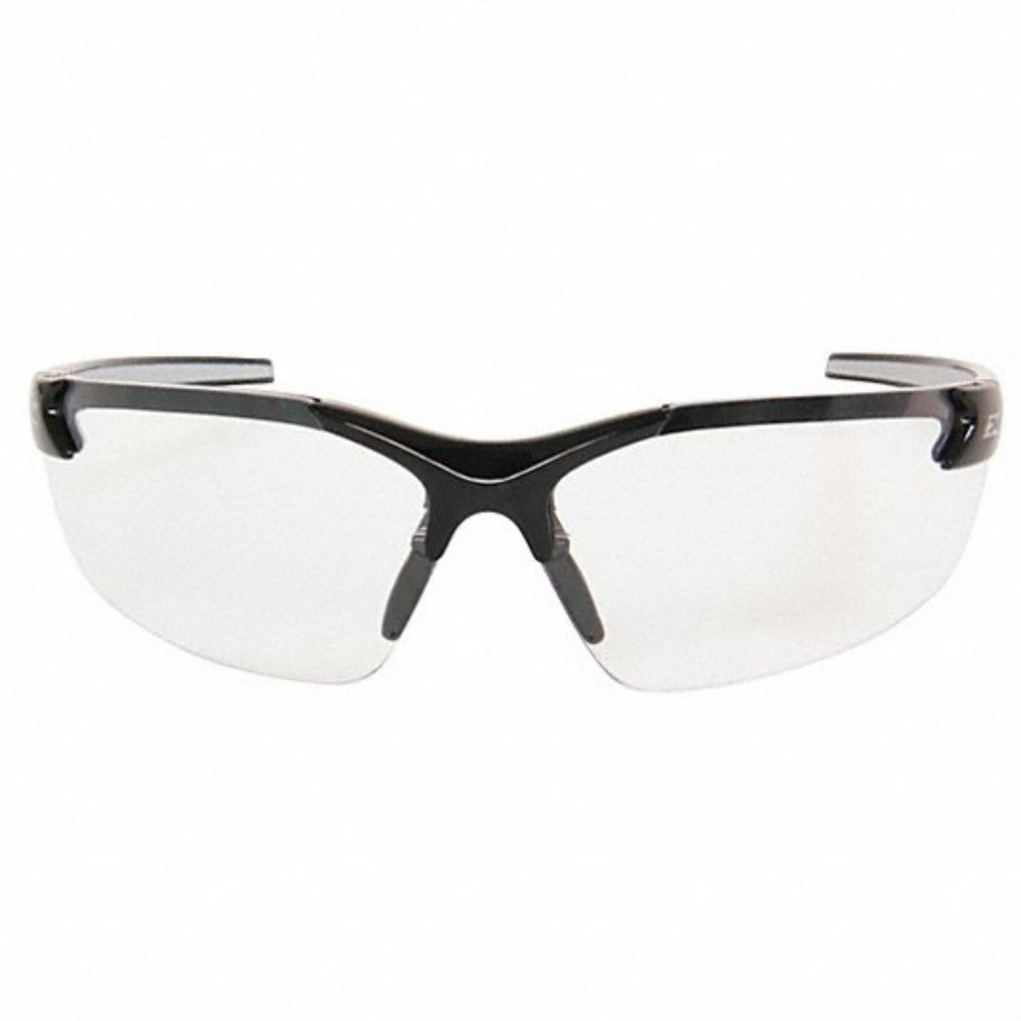 Edge SW111VS Dakura Safety Glasses - Black Frame - Clear Vapor Shield Anti-Fog Lens
