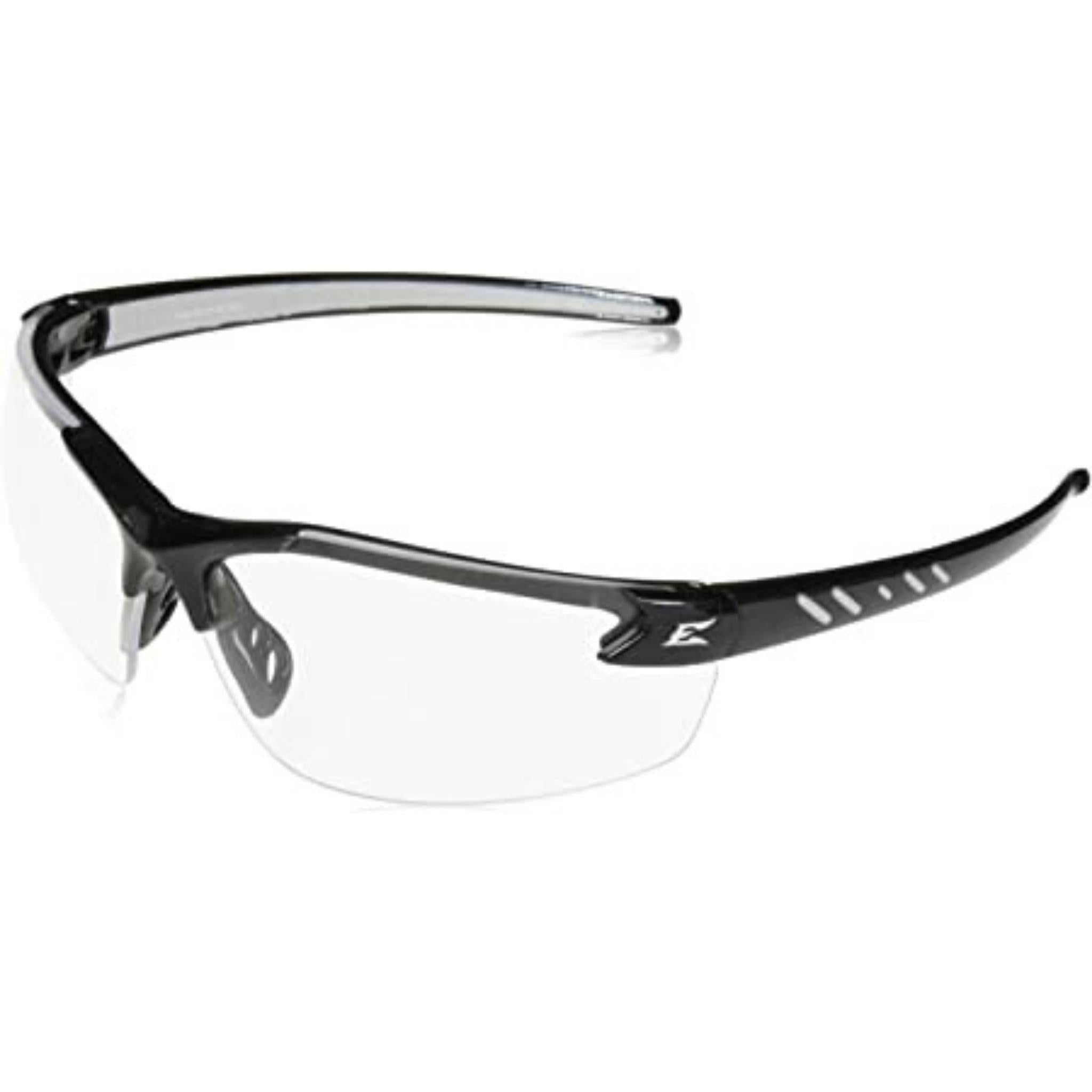 Edge SW111VS Dakura Safety Glasses - Black Frame - Clear Vapor Shield Anti-Fog Lens