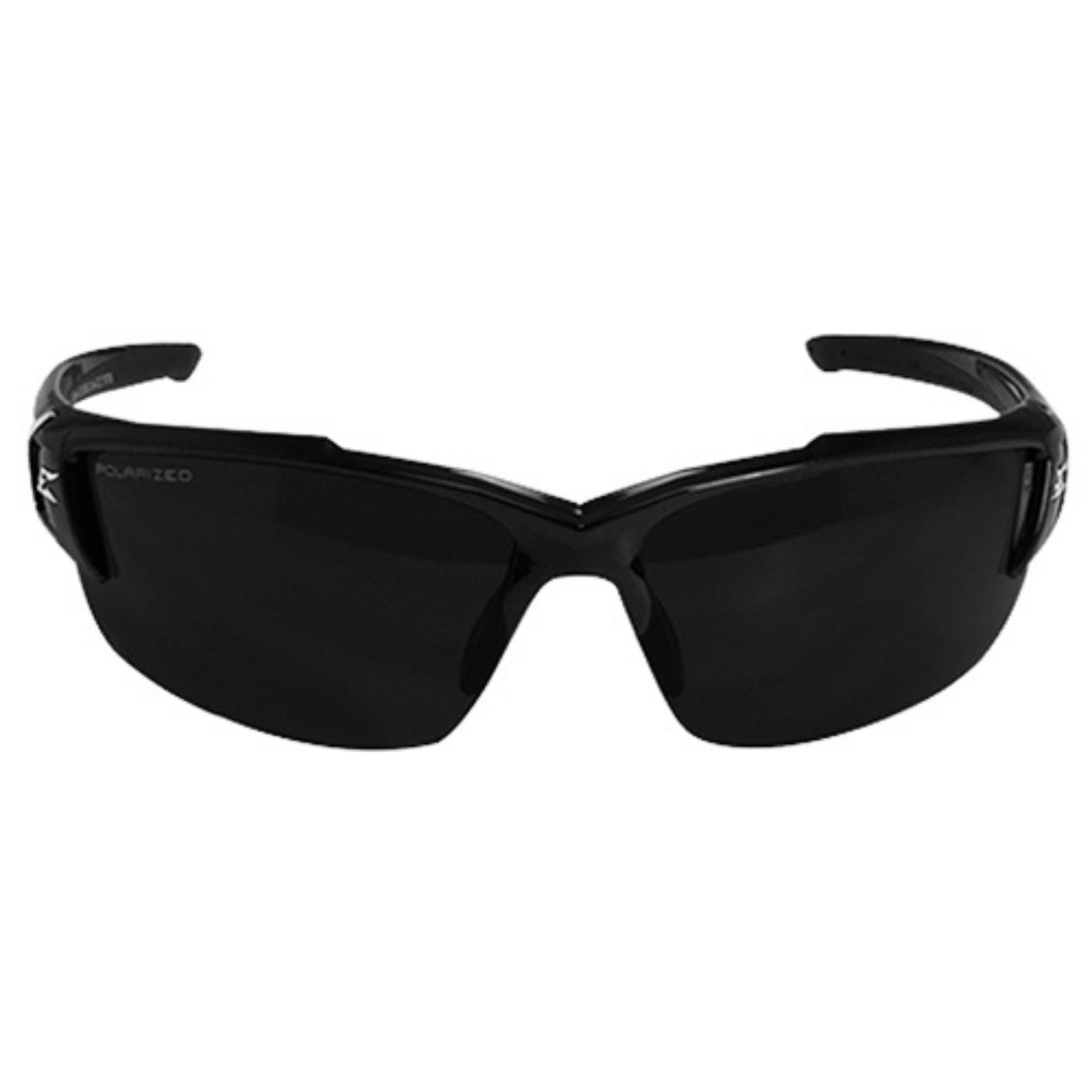 EDGE TSDK216 KHOR Safety Glasses - Black Frame - Smoke Polarized Lens