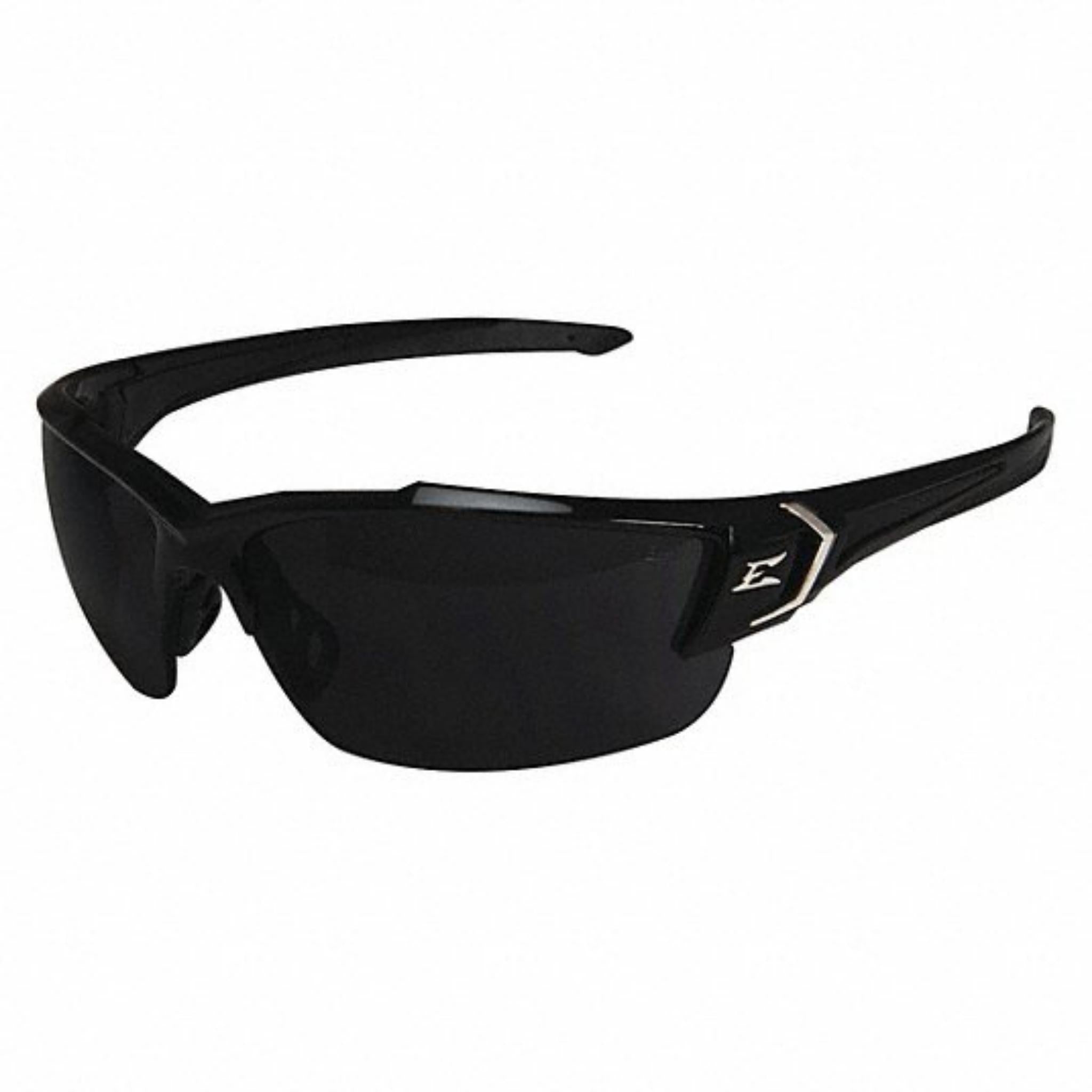 EDGE TSDK216 KHOR Safety Glasses - Black Frame - Smoke Polarized Lens