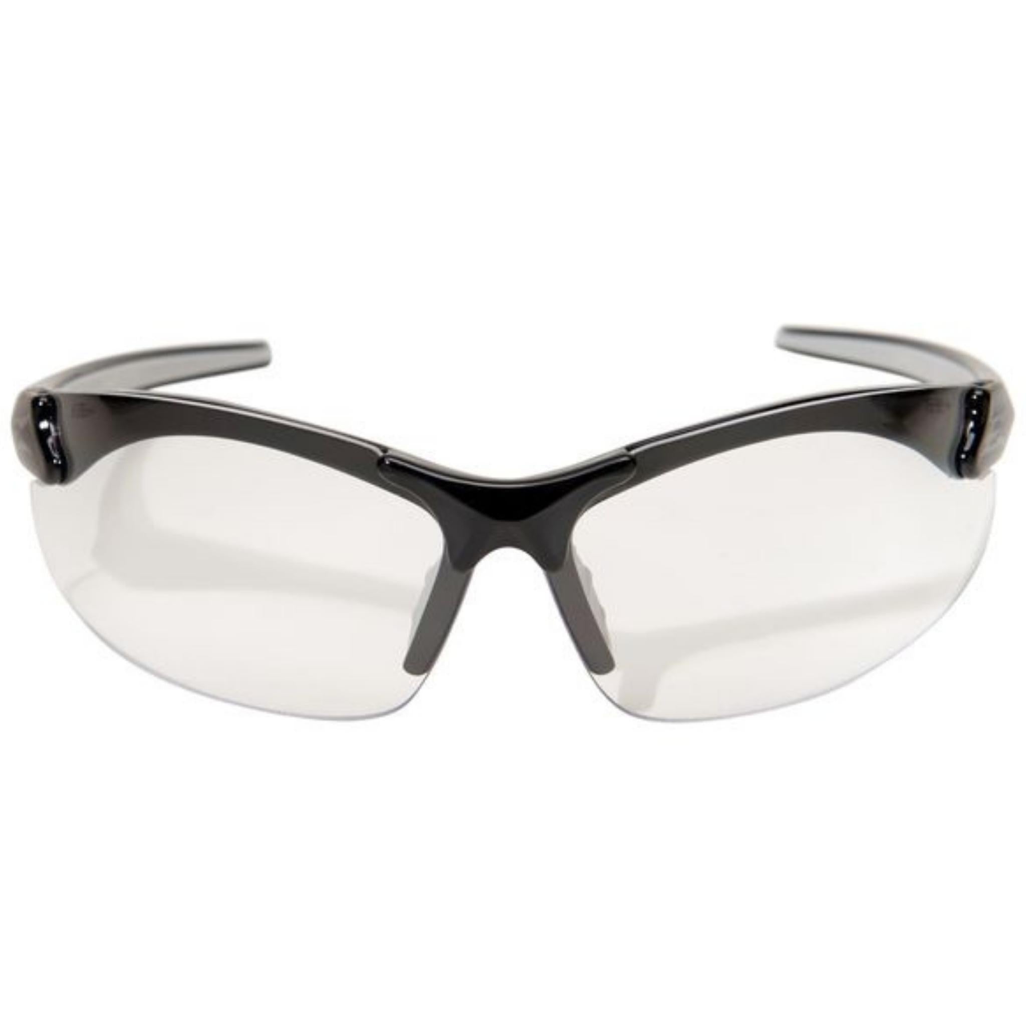EDGE DZ111-2.0-G2 Zorge G2 Safety Glasses, Black Frame, Clear 2.0 Progressive Magnification Lens