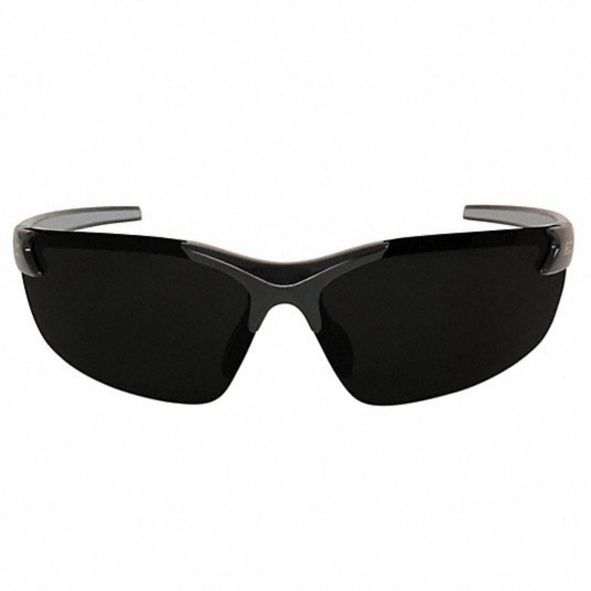 Edge Eyewear DZ116VS-G2 Zorge G2 Safety Glasses, Black Frame, Smoke Vapor Shield Lens