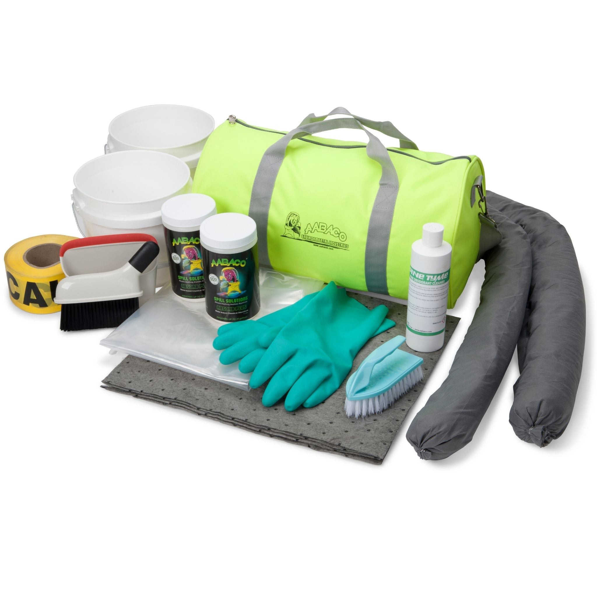 AABACO CHEMICAL ONLY SPILL KIT IN HIGH VIZ DUFFEL BAG – 68 GALLONS