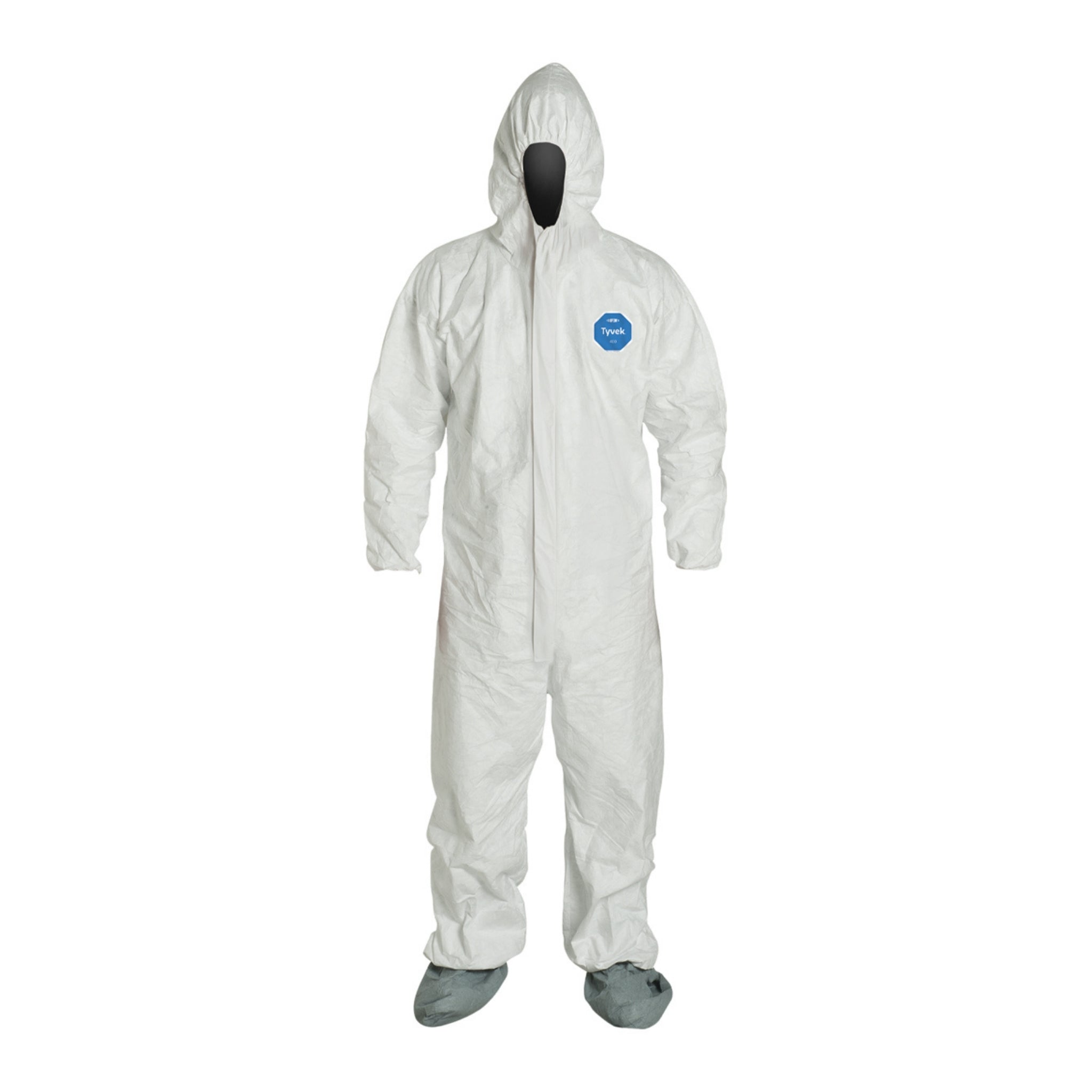 DuPont TY122S- 1 Suit: Tyvek 400 Disposable Protective Coverall, White