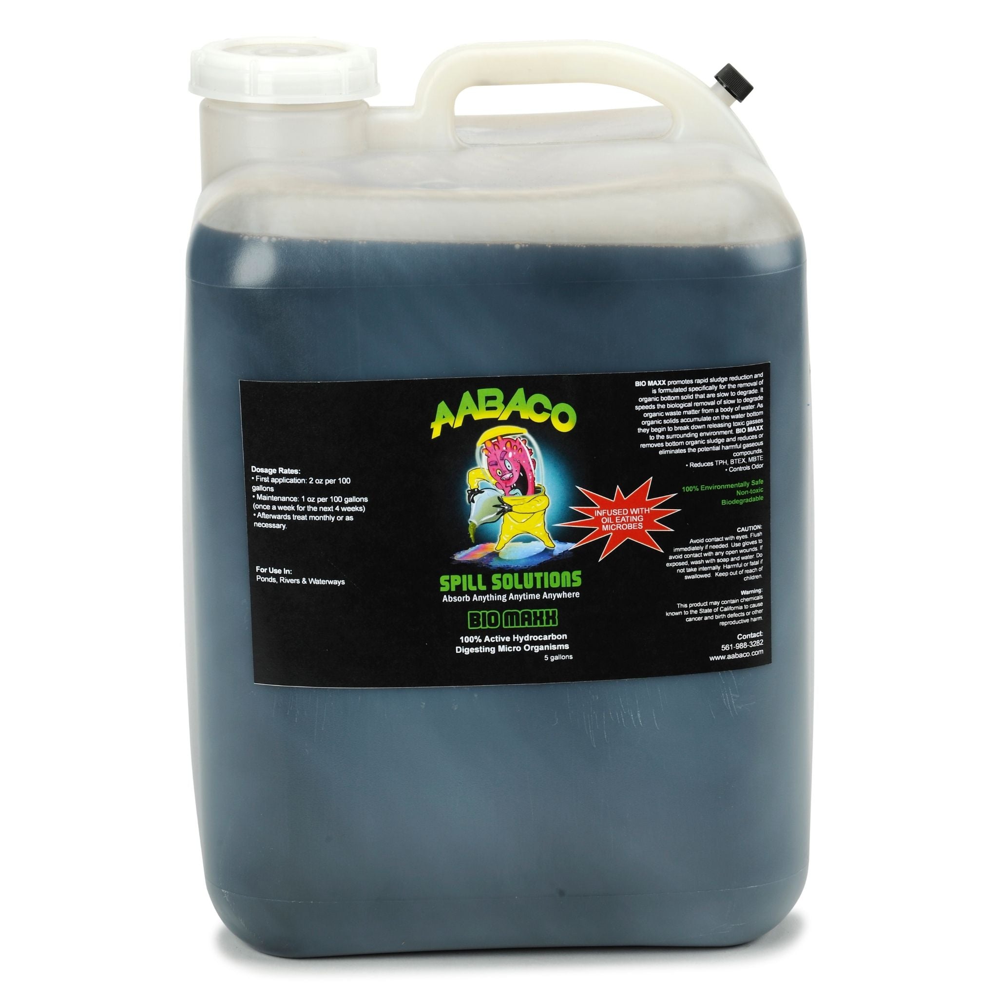 AABACO Bio MAXX - Biodegradable Oil Eating Microbes for Sludge