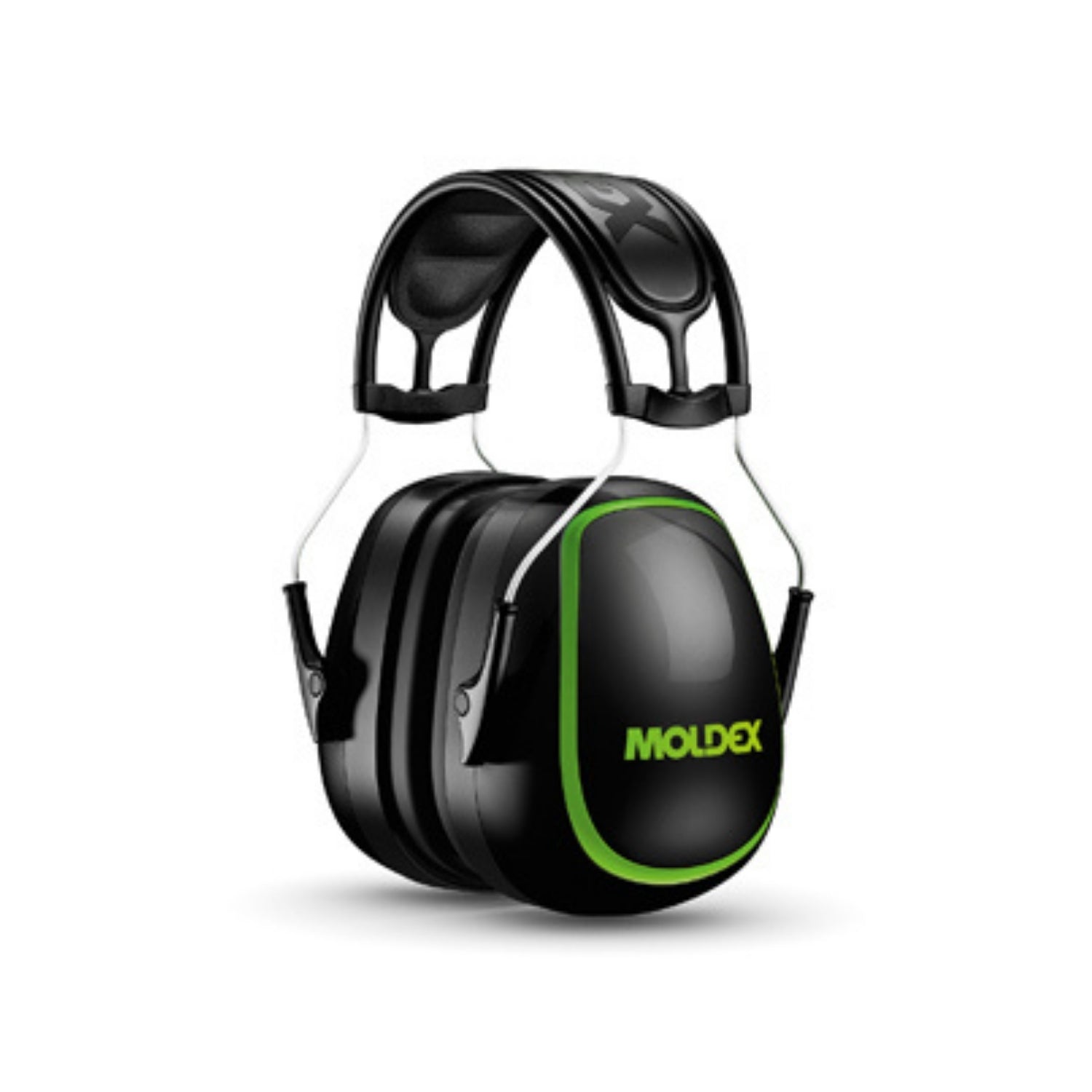 MOLDEX 6130- MX Series Earmuffs, 30 dB, Black/Green, Headband