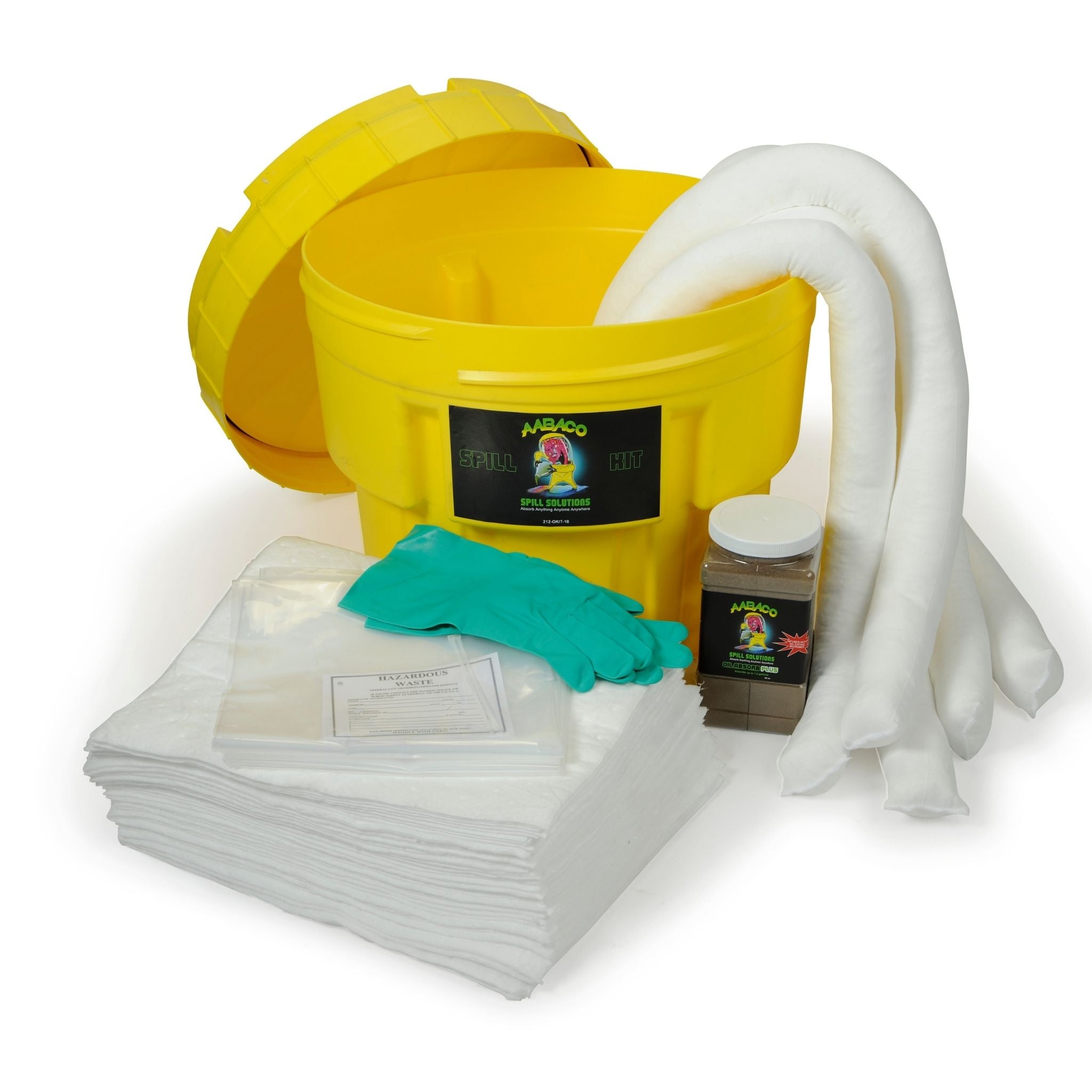 AABACO OIL ONLY SPILL KIT IN DRUM – 16 GALLONS