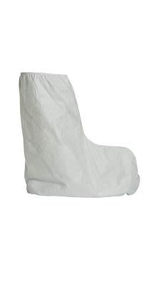 DuPont Tyvek TY454SWH0-18" Boot Covers with Elastic Top, White, One Size Fits Most, 50 Pairs