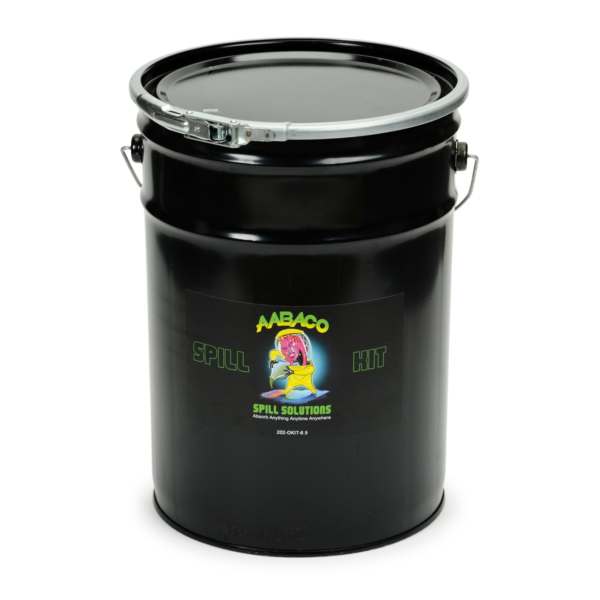 AABACO OIL ONLY SPILL KIT IN STEEL BUCKET  – 6.5 GALLONS