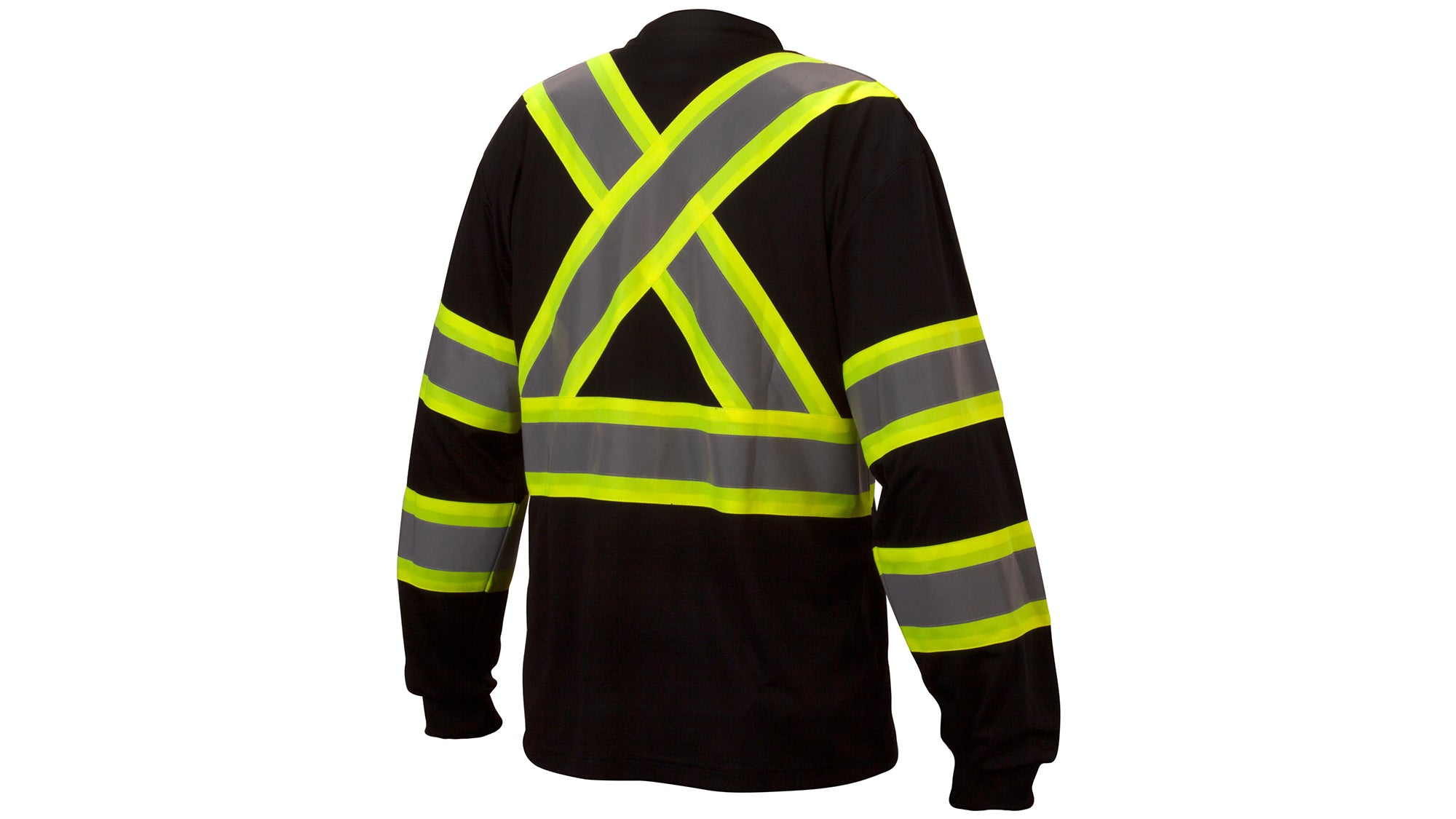 PYRAMEX RCLTS31: Hi-Vis Long Sleeve Moisture Wicking Safety T-Shirt