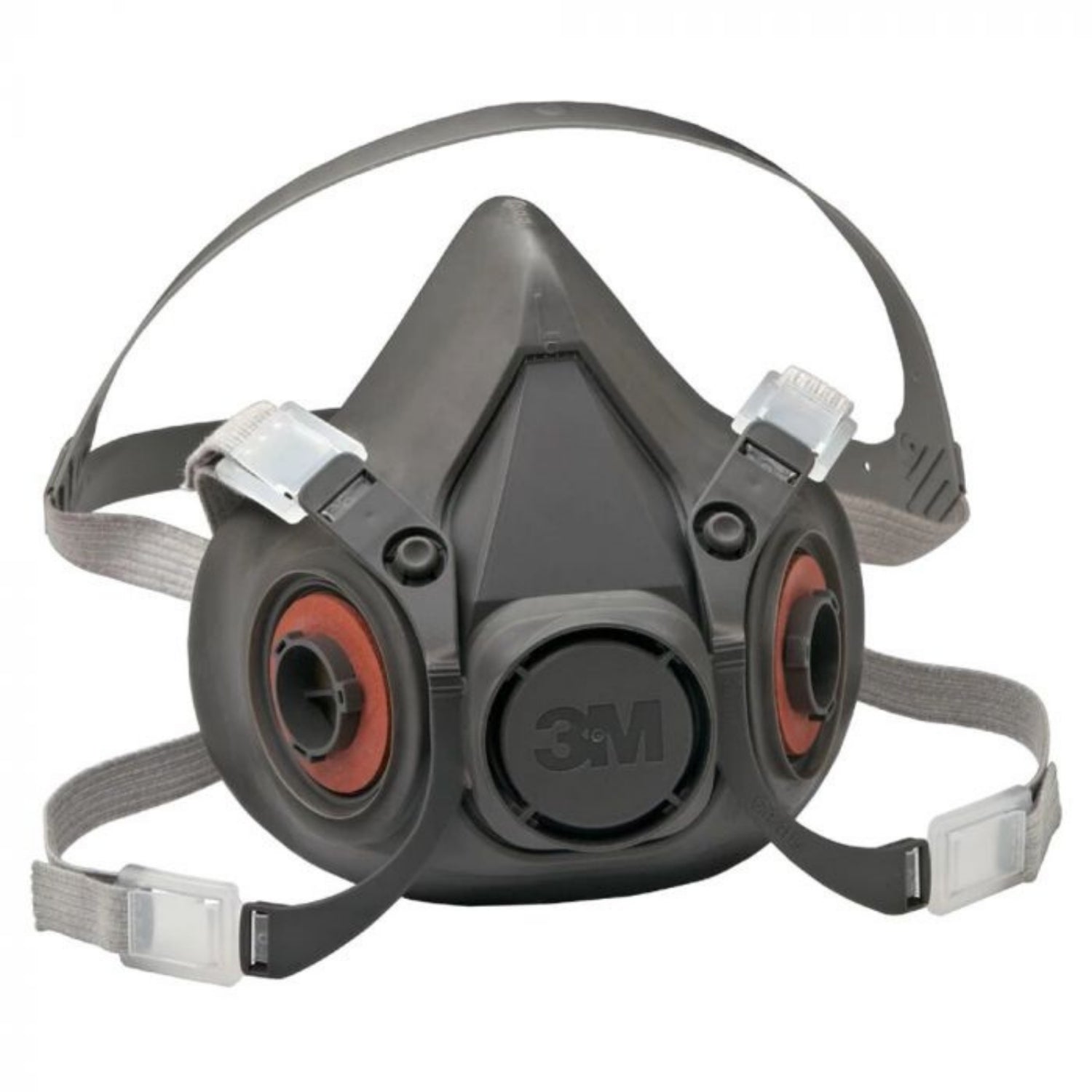 3M™ Half Facepiece Reusable Respirator 6300/07026(AAD) Large - Resist Gases, Vapors, Particulates, Adjustable Strap
