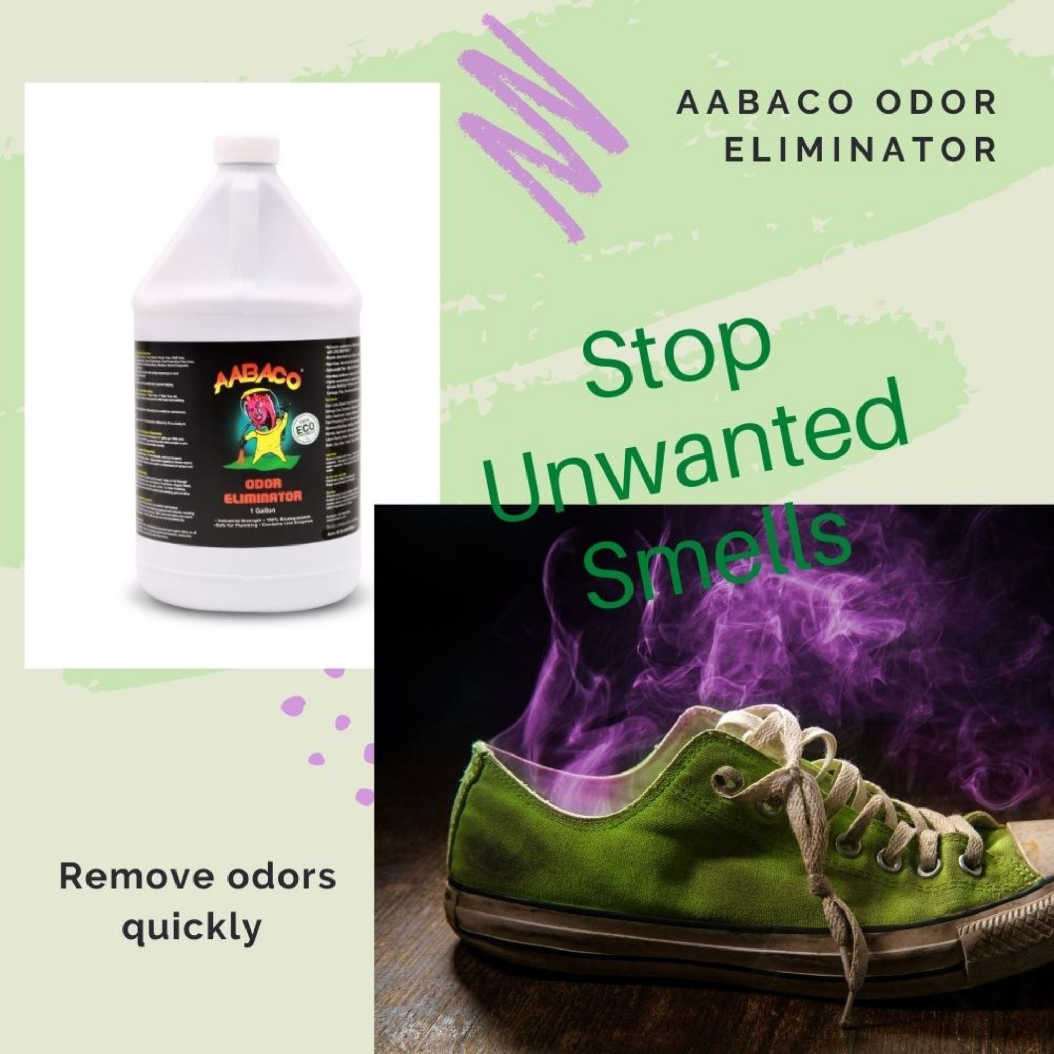 PET ODOR ELIMINATOR AND STAIN REMOVER INDUSTRIAL STRENGTH-ENZYME CLEANER  AABACO