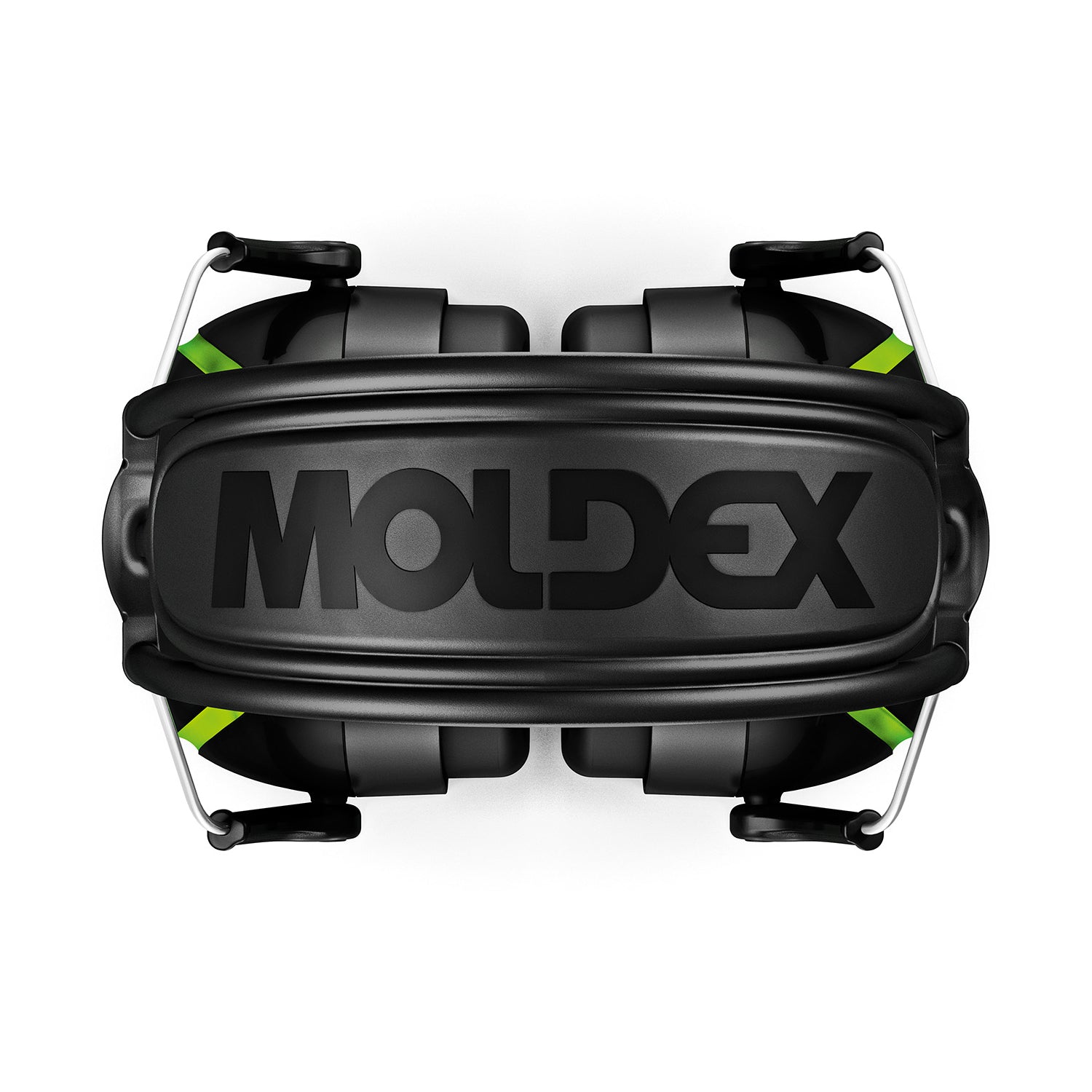 MOLDEX 6130- MX Series Earmuffs, 30 dB, Black/Green, Headband