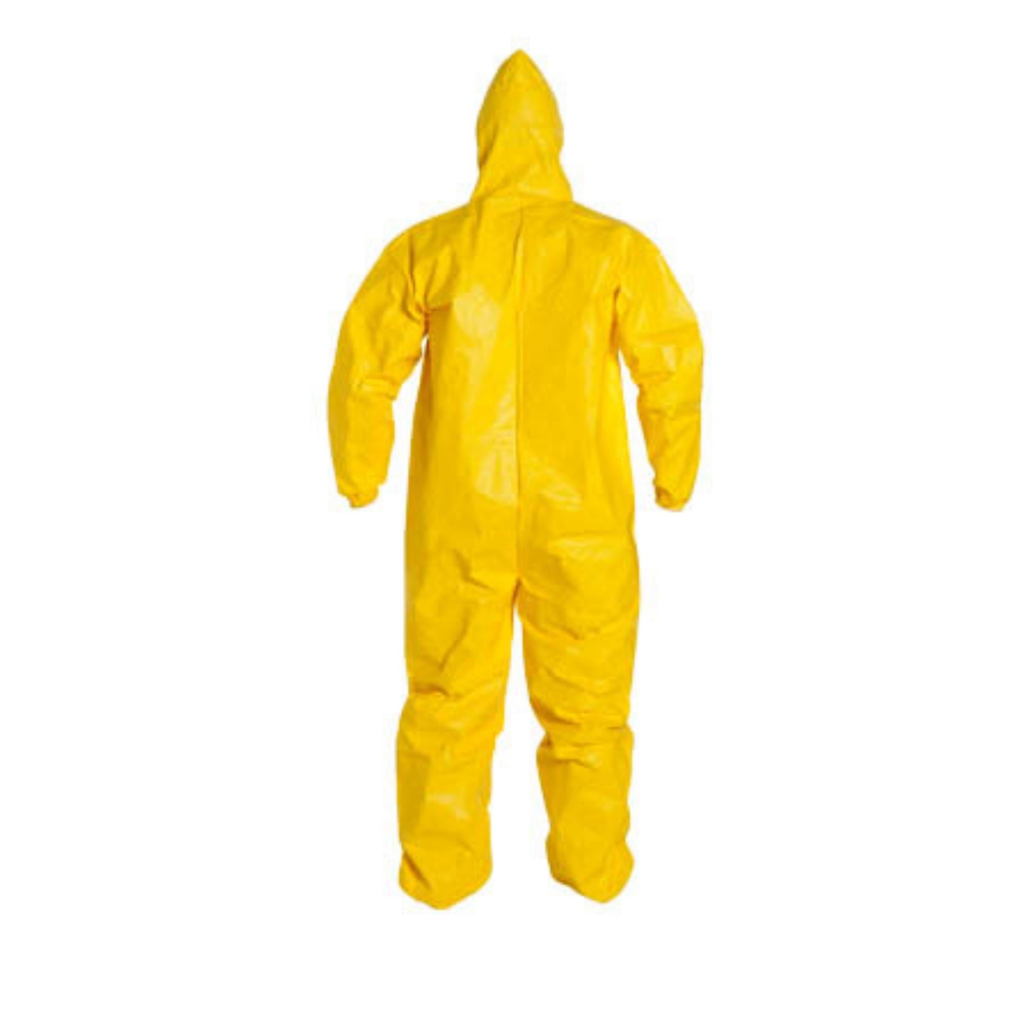 DuPont QC127S- Case of 12: Tychem 2000 Standard Fit Hood Stormflap Elastic Wrists and Ankles Serged Seam, Yellow