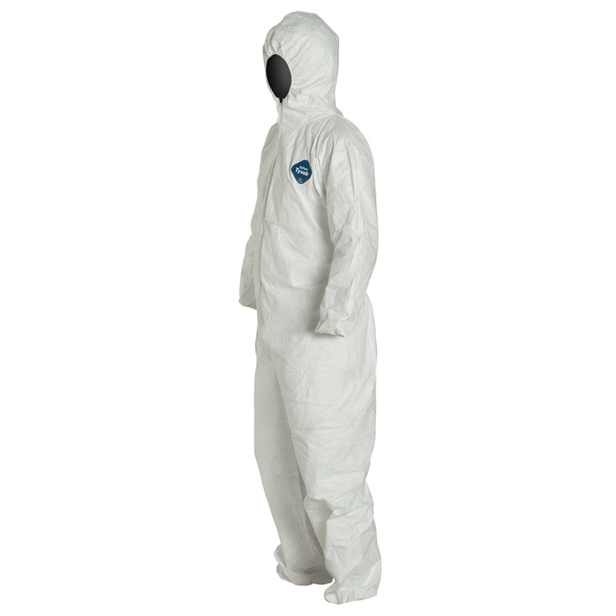 DuPont TY127S- 1 Suit: Tyvek 400  Disposable Protective Coverall, White