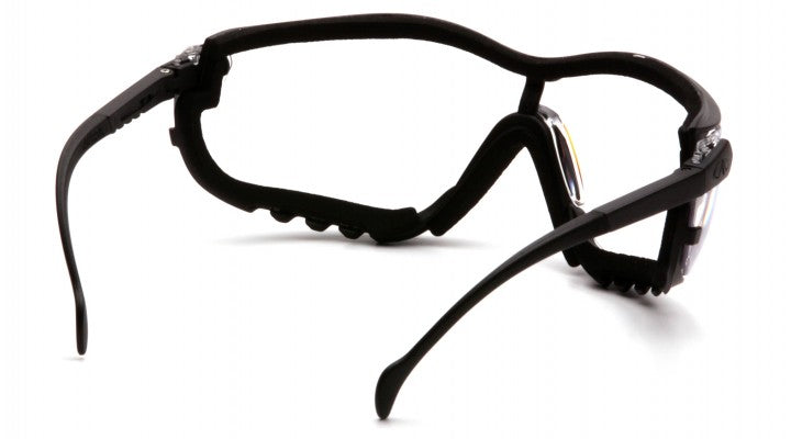 PYRAMEX-GB1810STM Clear H2MAX Lens with Black Strap/Temples